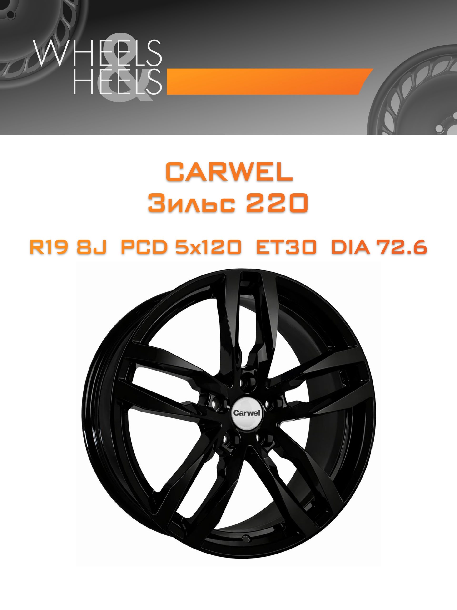 Диски Carwel Зильс 220 | Каталог Wheelsnheels.ru