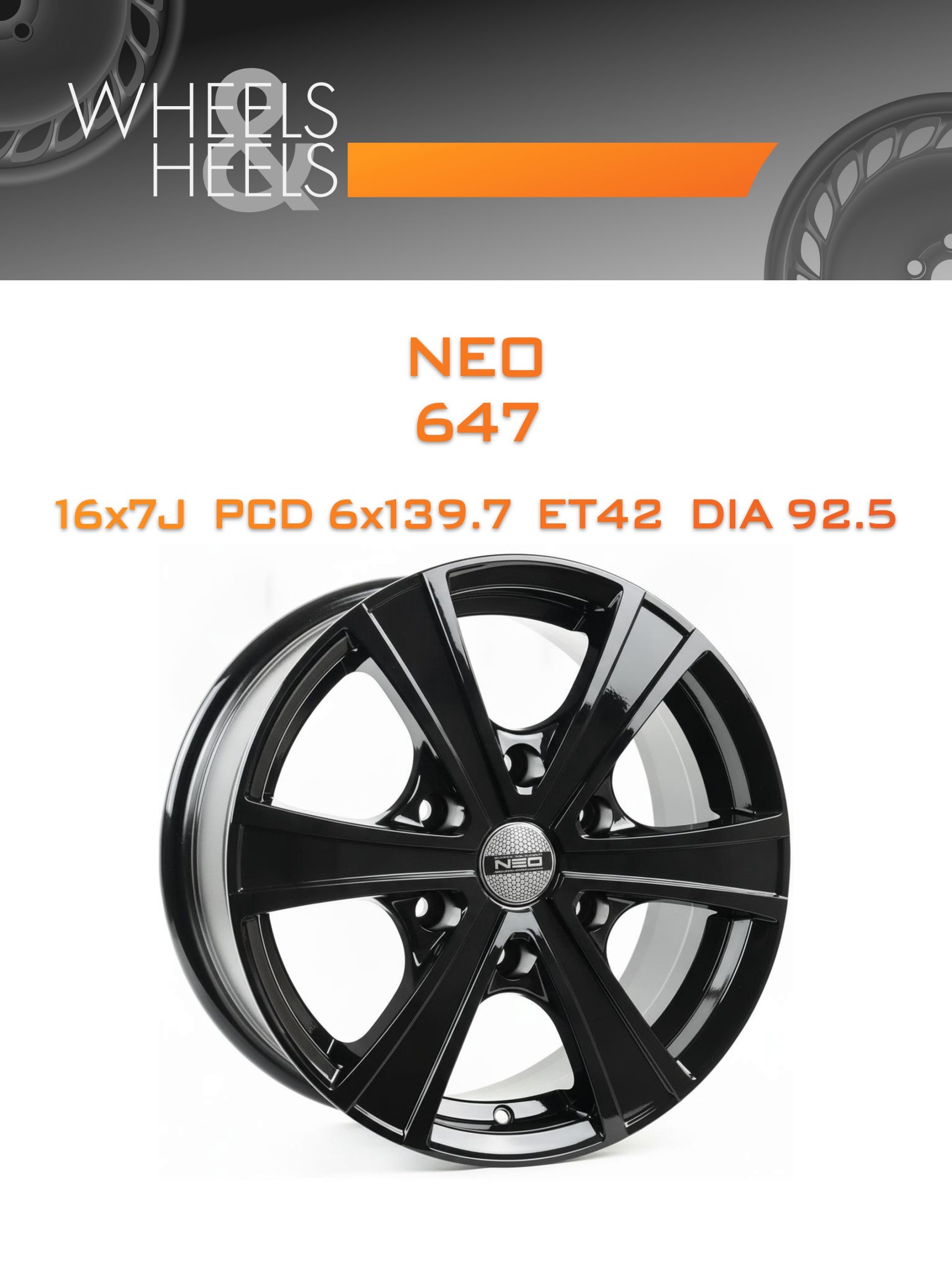 Диски NEO 647 | Каталог Wheelsnheels.ru