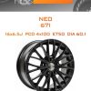 Диски NEO 671 | Каталог Wheelsnheels.ru