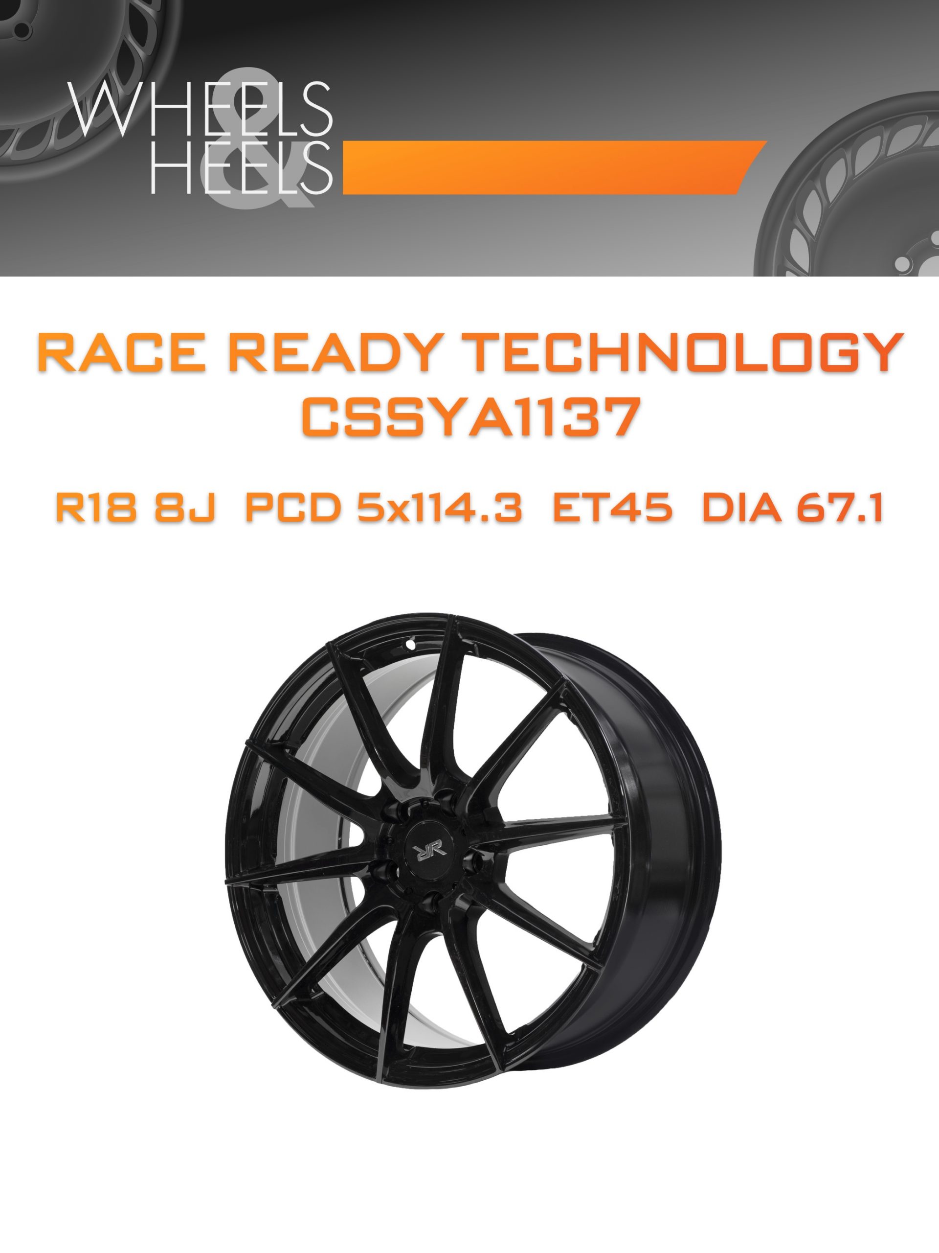 Диски Race Ready Technology CSSYA1137 | Каталог Wheelsnheels.ru