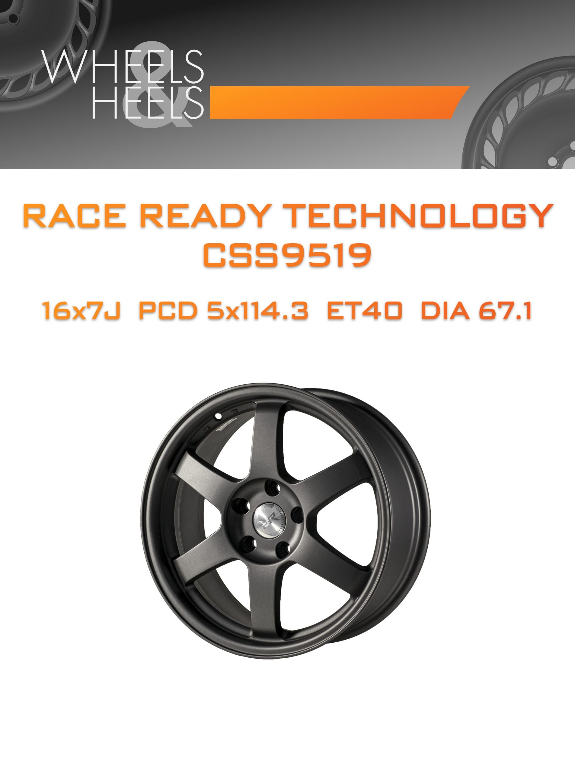 Диски Race Ready Technology CSS9519 | Каталог Wheelsnheels.ru