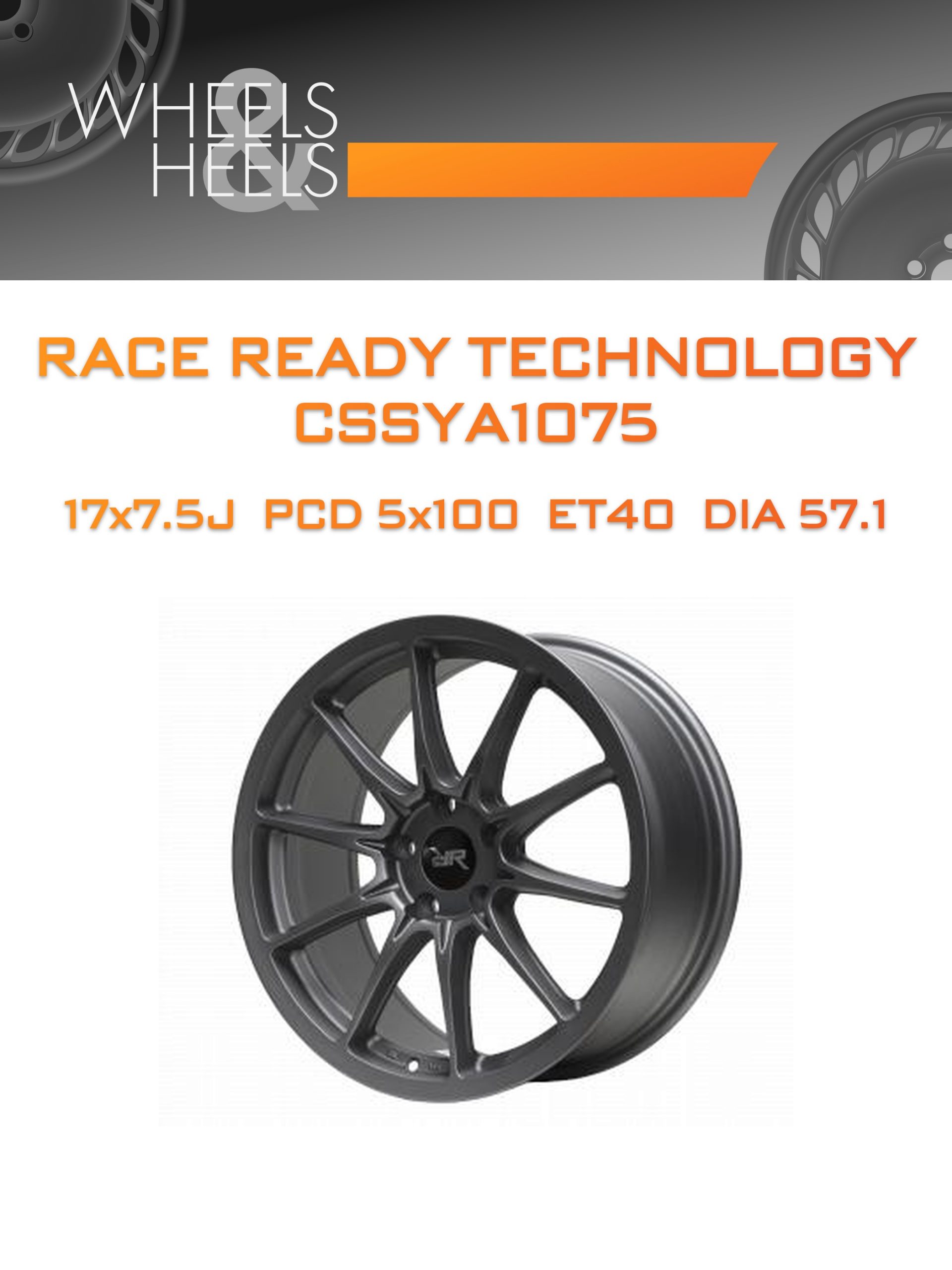 Диски Race Ready Technology CSSYA1075 | Каталог Wheelsnheels.ru