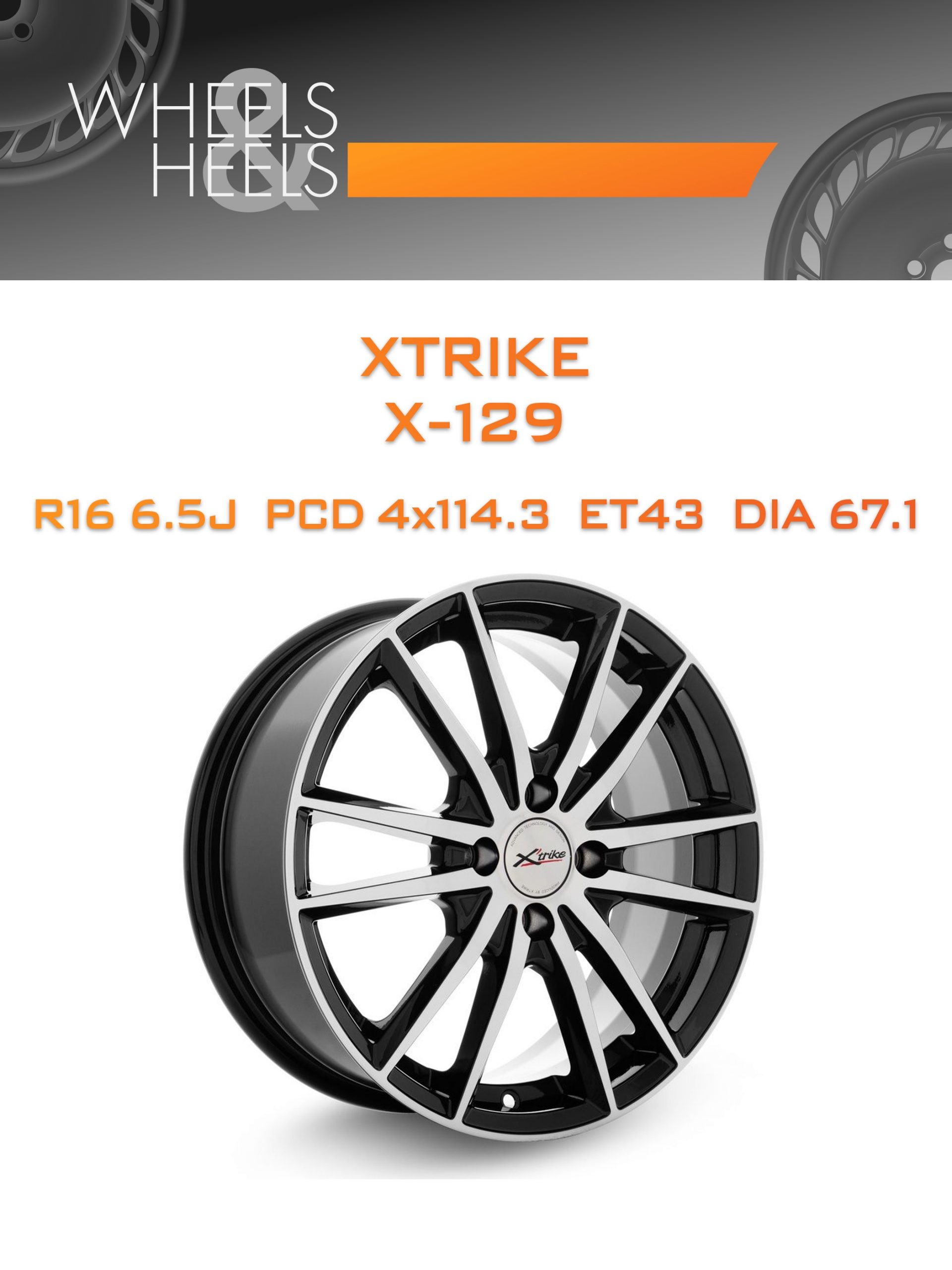 Диски Xtrike X-129 | Каталог Wheelsnheels.ru