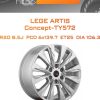 Диски LEGE ARTIS Concept-TY572 | Каталог Wheelsnheels.ru