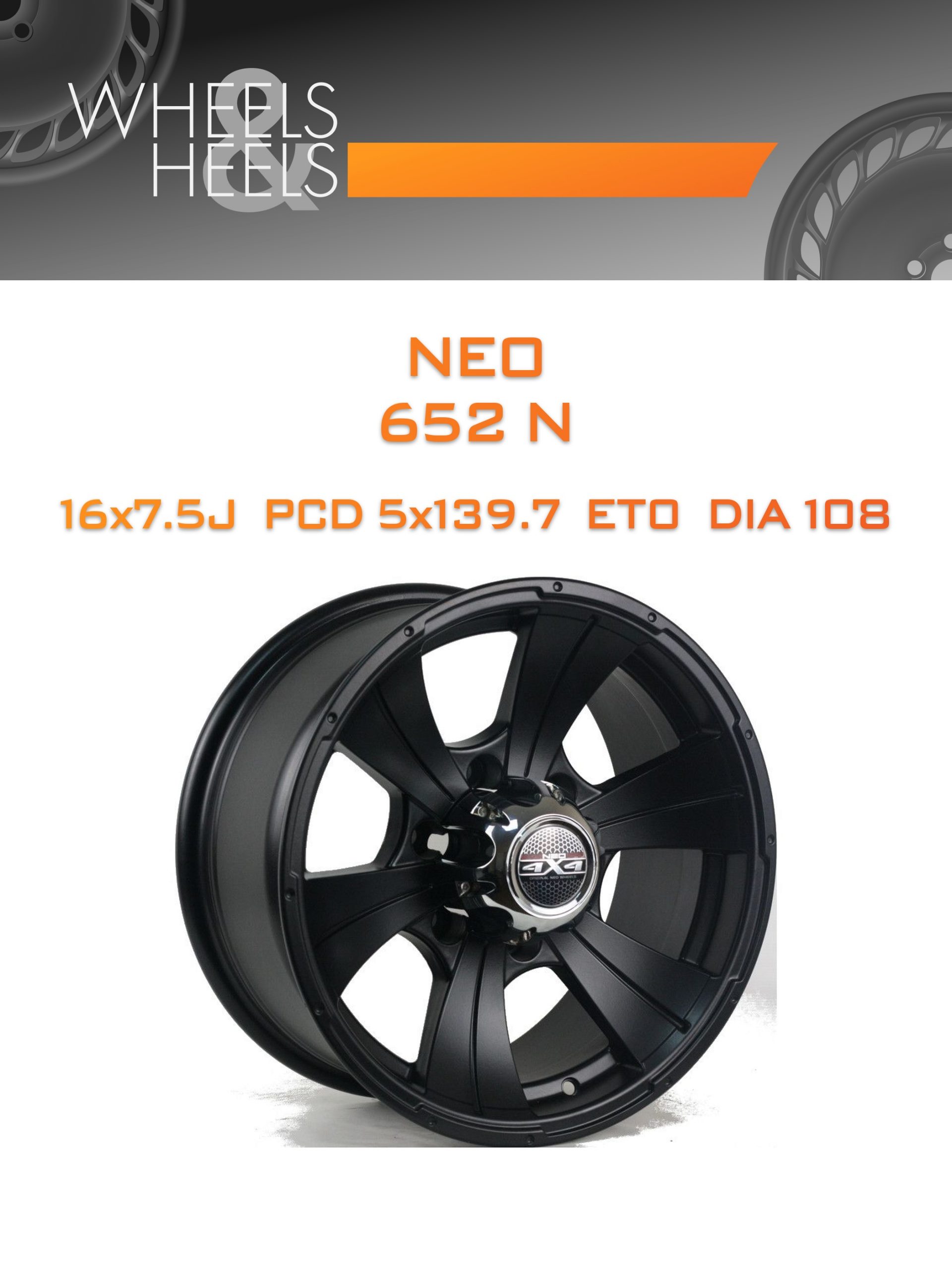 Диски Neo 652 N | Каталог Wheelsnheels.ru