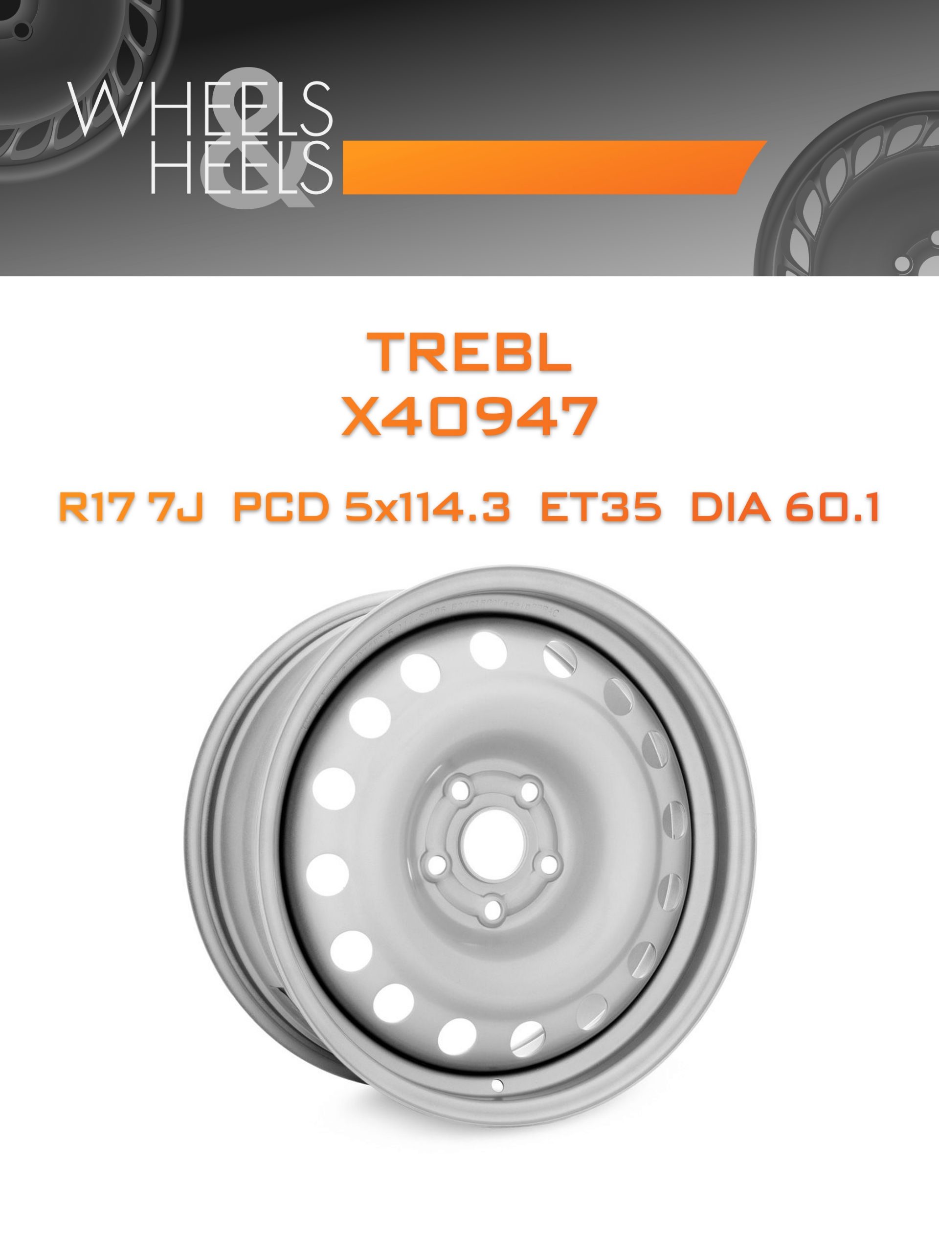 Диски TREBL X40947 | Каталог Wheelsnheels.ru