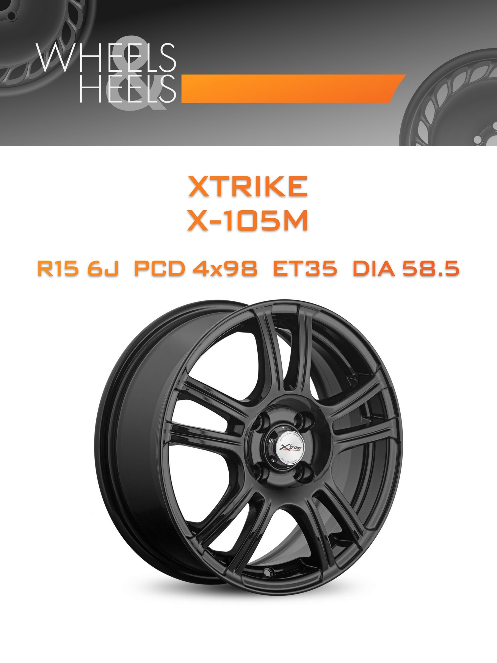 Диски Xtrike X-105М | Каталог Wheelsnheels.ru