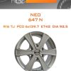 Диски Neo 647 N | Каталог Wheelsnheels.ru