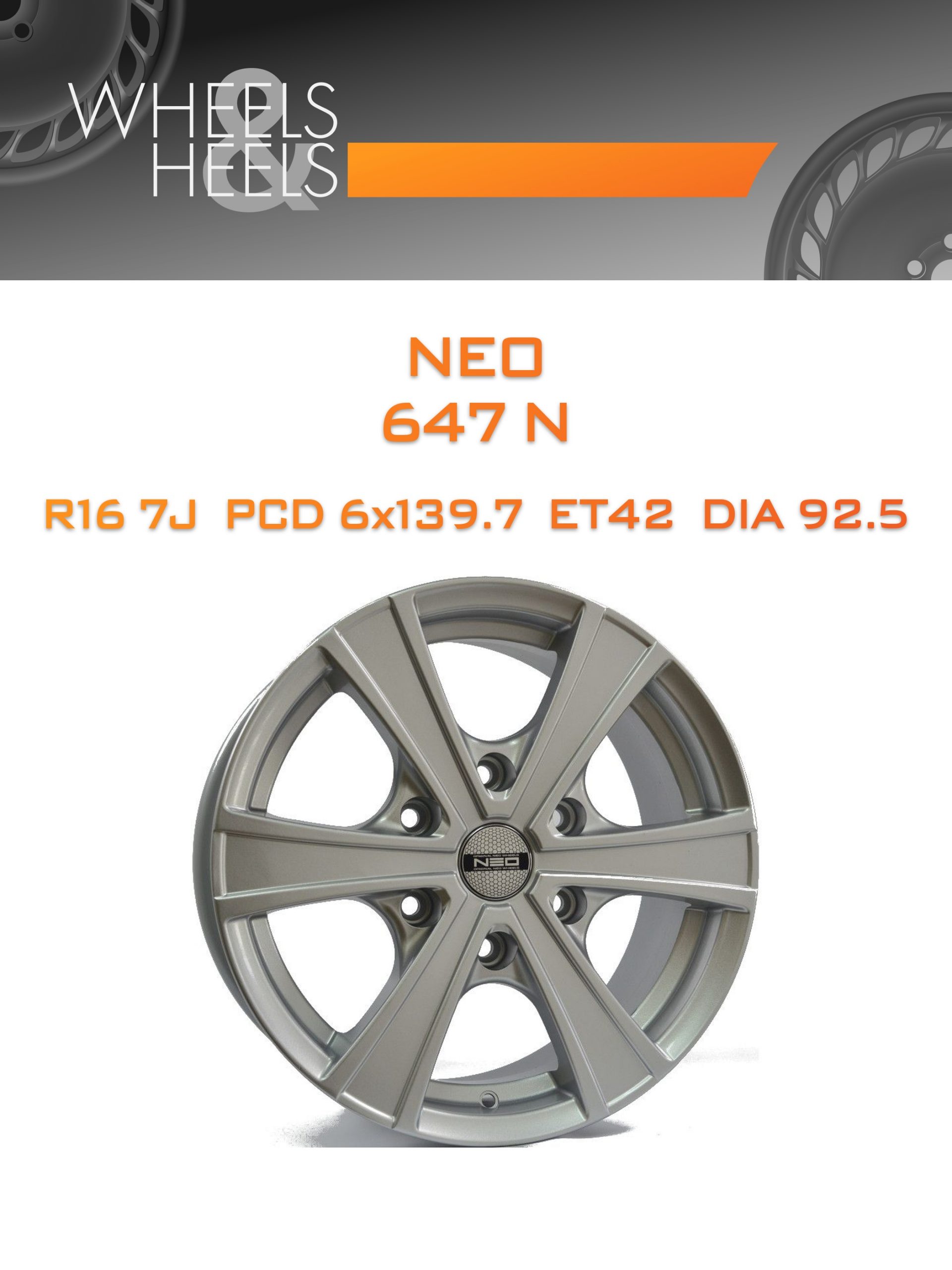 Диски Neo 647 N | Каталог Wheelsnheels.ru