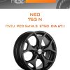 Диски Neo 753 N | Каталог Wheelsnheels.ru