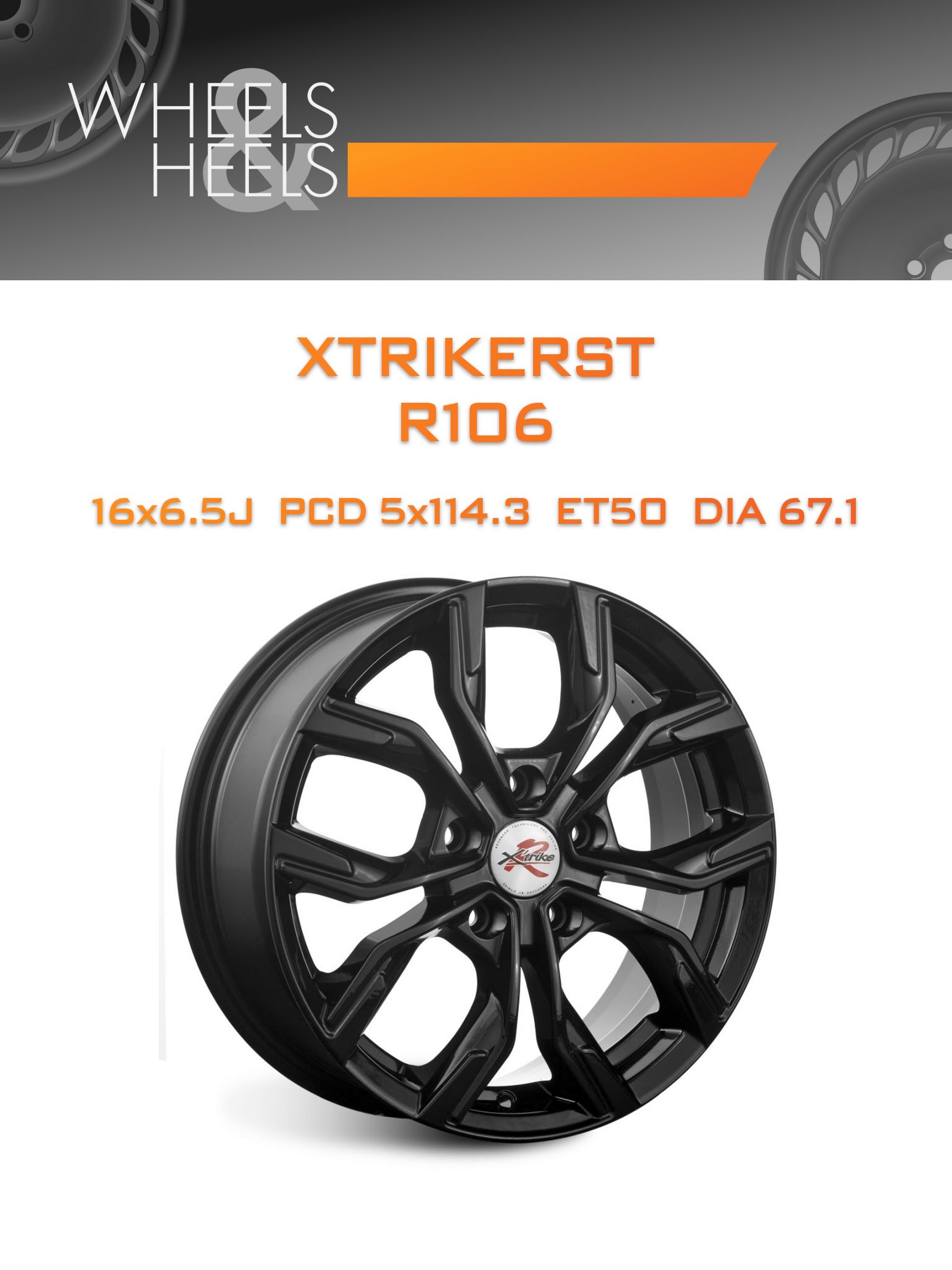Диски XtrikeRST R106 | Каталог Wheelsnheels.ru