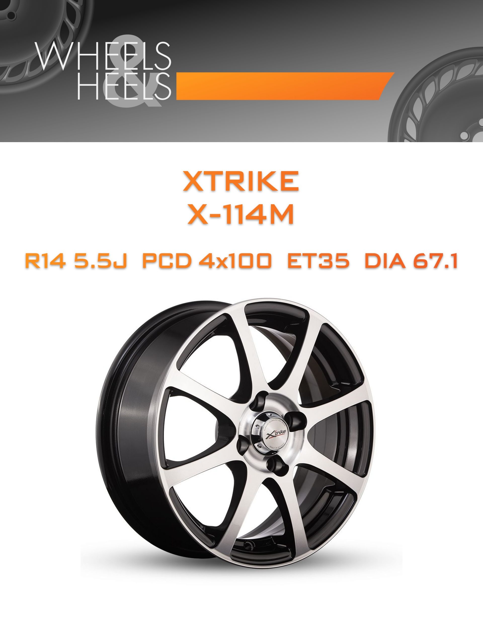 Диски Xtrike X-114М | Каталог Wheelsnheels.ru