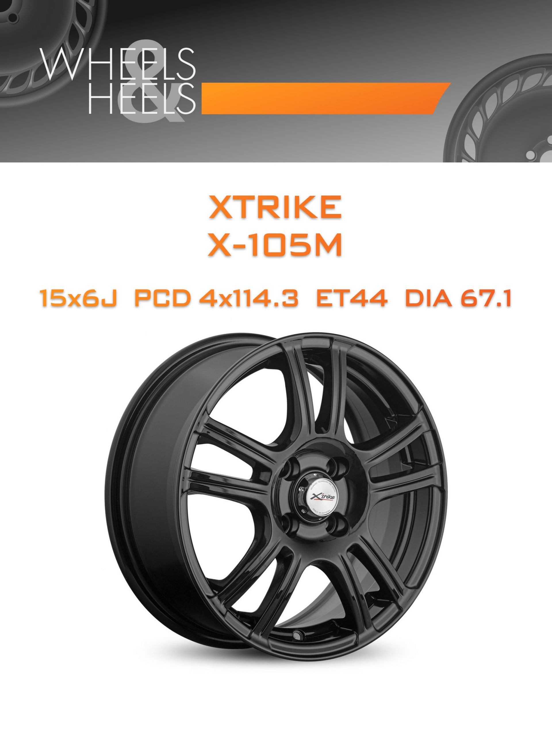 Диски Xtrike X-105М | Каталог Wheelsnheels.ru