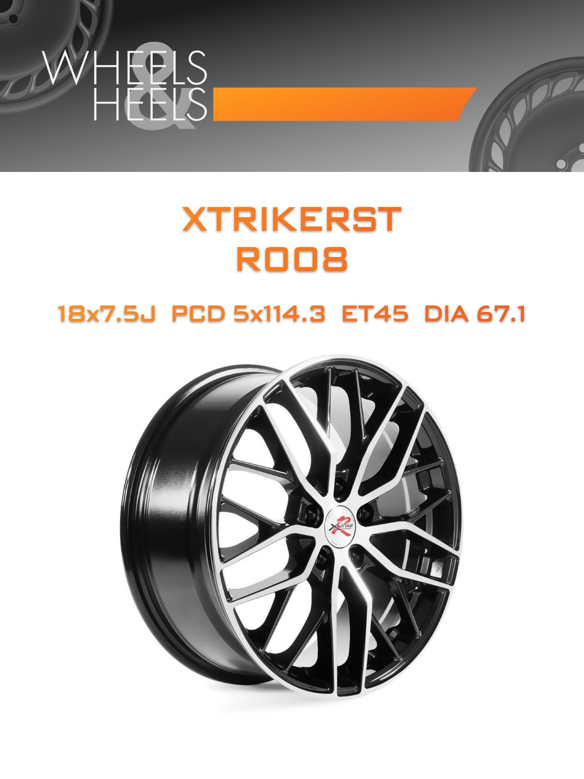 Диски XtrikeRST R008 | Каталог Wheelsnheels.ru