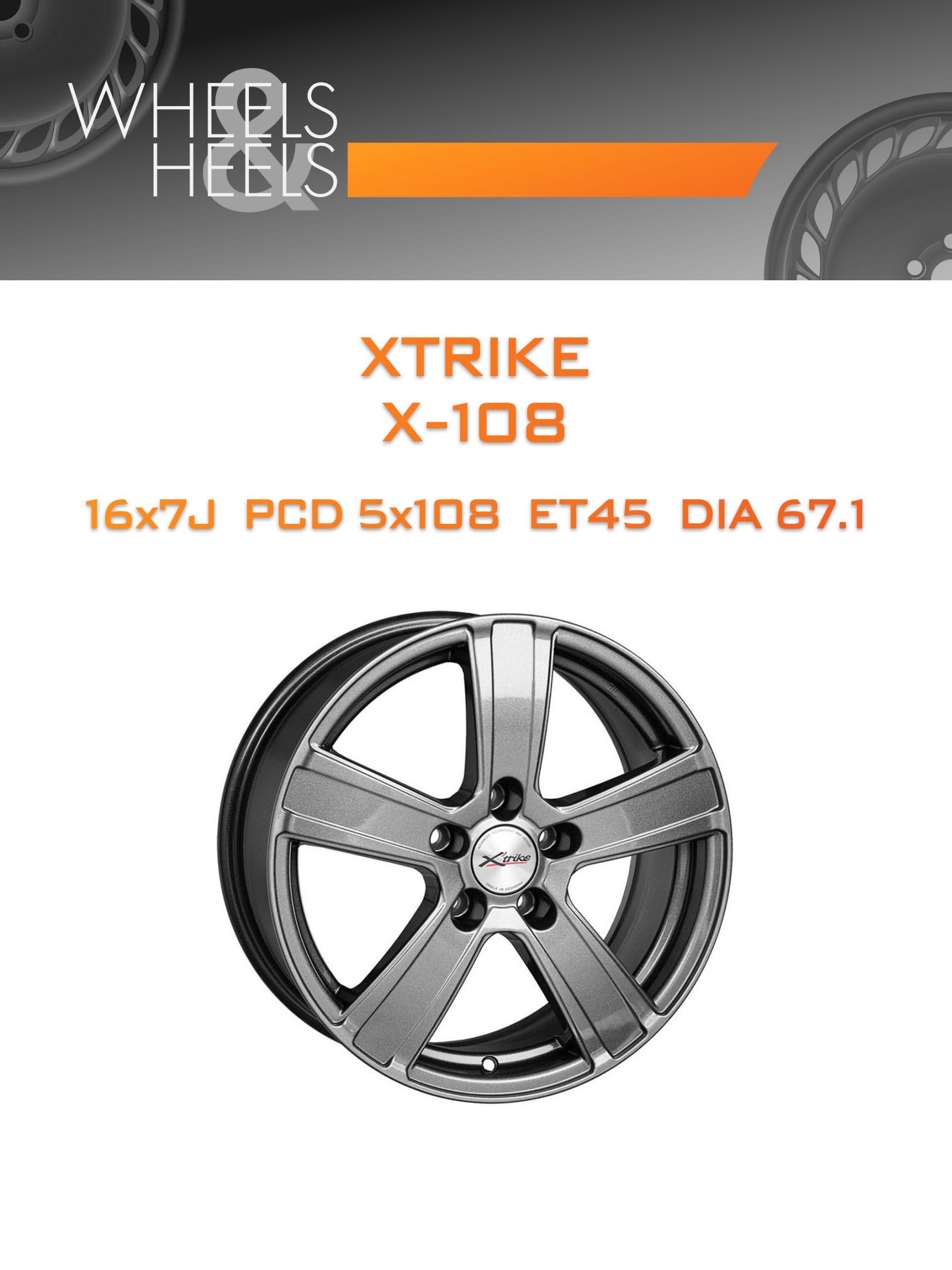 Диски Xtrike X-108 | Каталог Wheelsnheels.ru