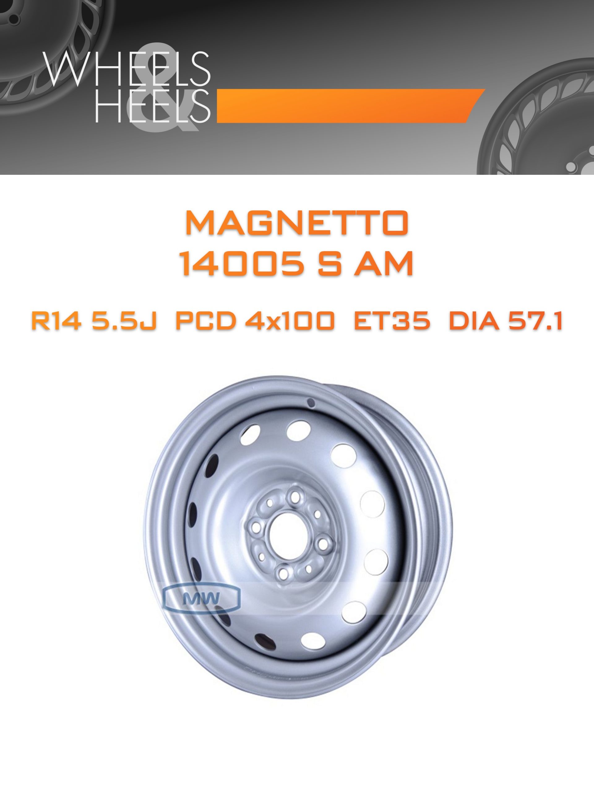 Диски Magnetto 14005 S AM | Каталог Wheelsnheels.ru