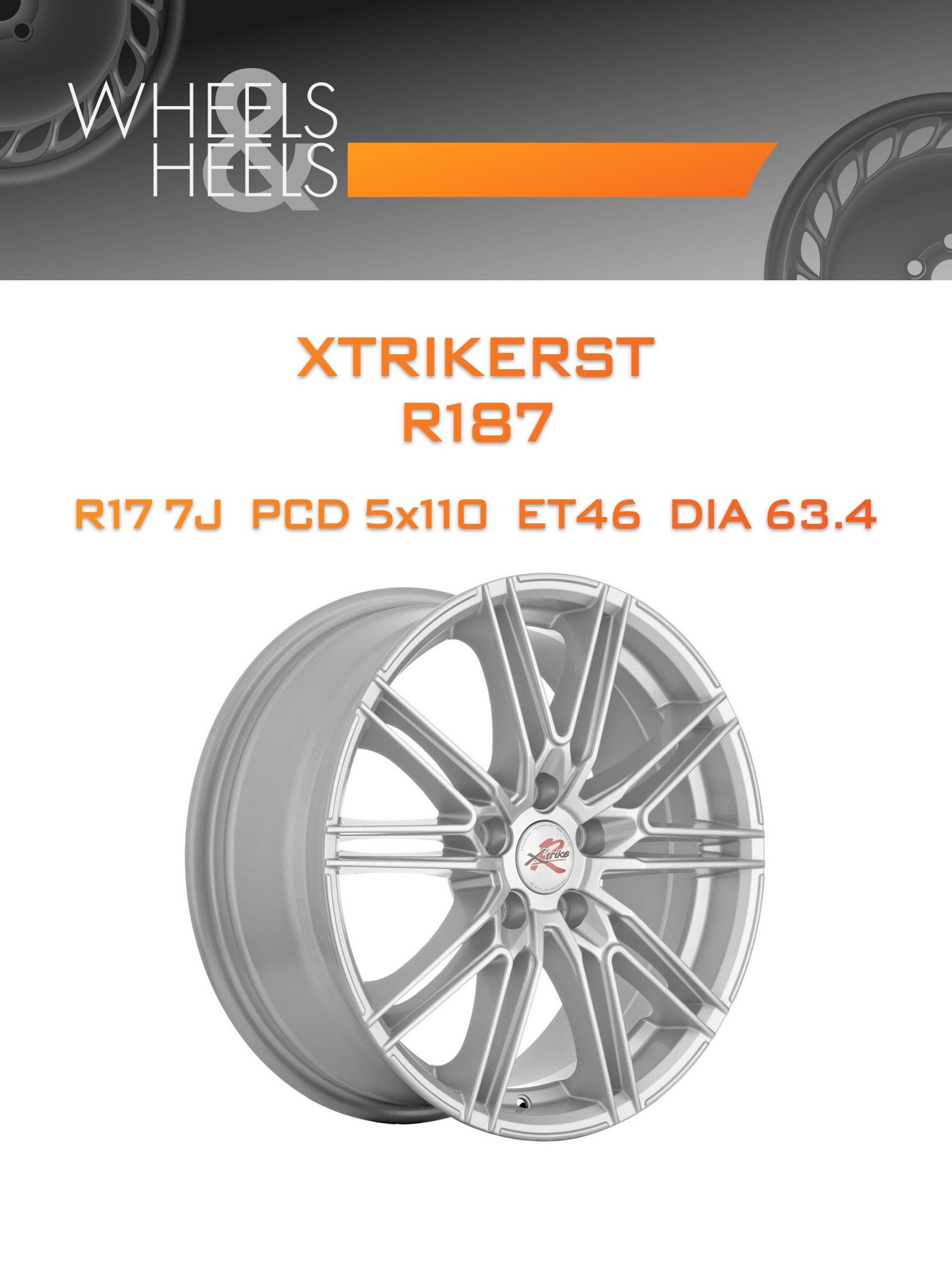 Диски XtrikeRST R187 | Каталог Wheelsnheels.ru