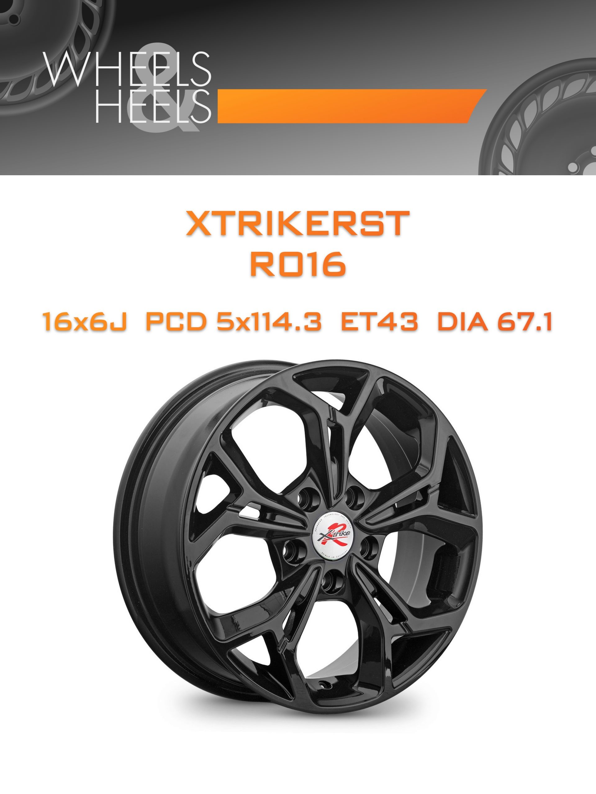 Диски XtrikeRST R016 | Каталог Wheelsnheels.ru