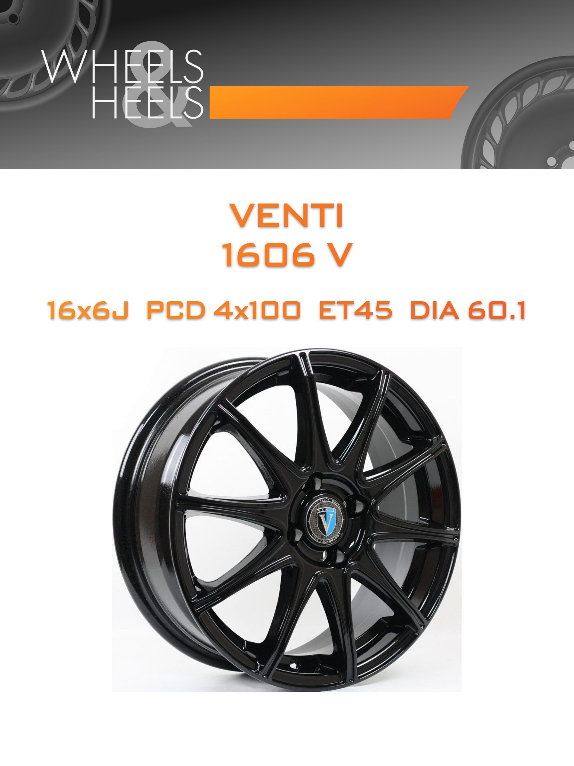 Диски VENTI 1606 V | Каталог Wheelsnheels.ru