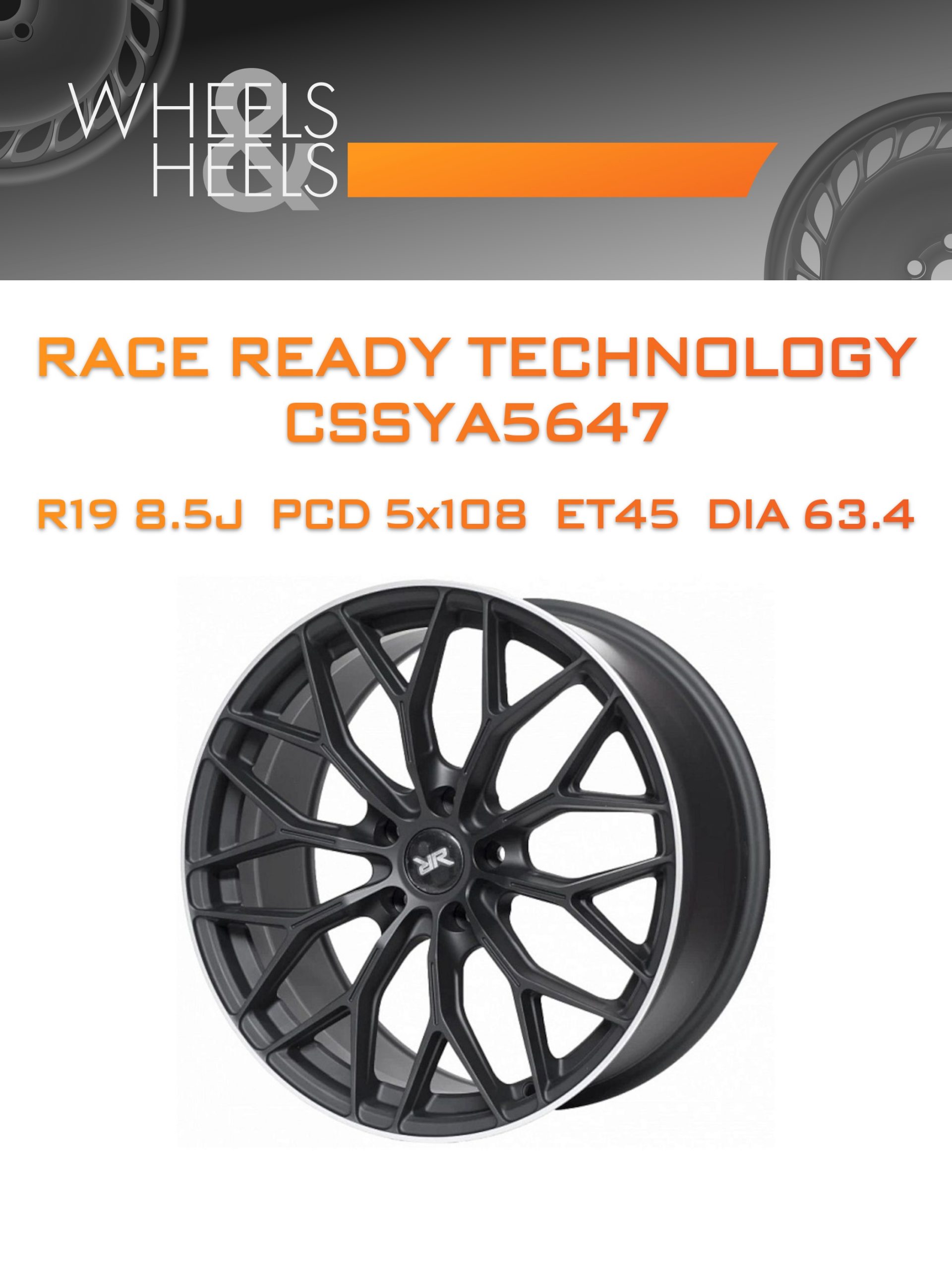 Диски Race Ready Technology CSSYA5647 | Каталог Wheelsnheels.ru
