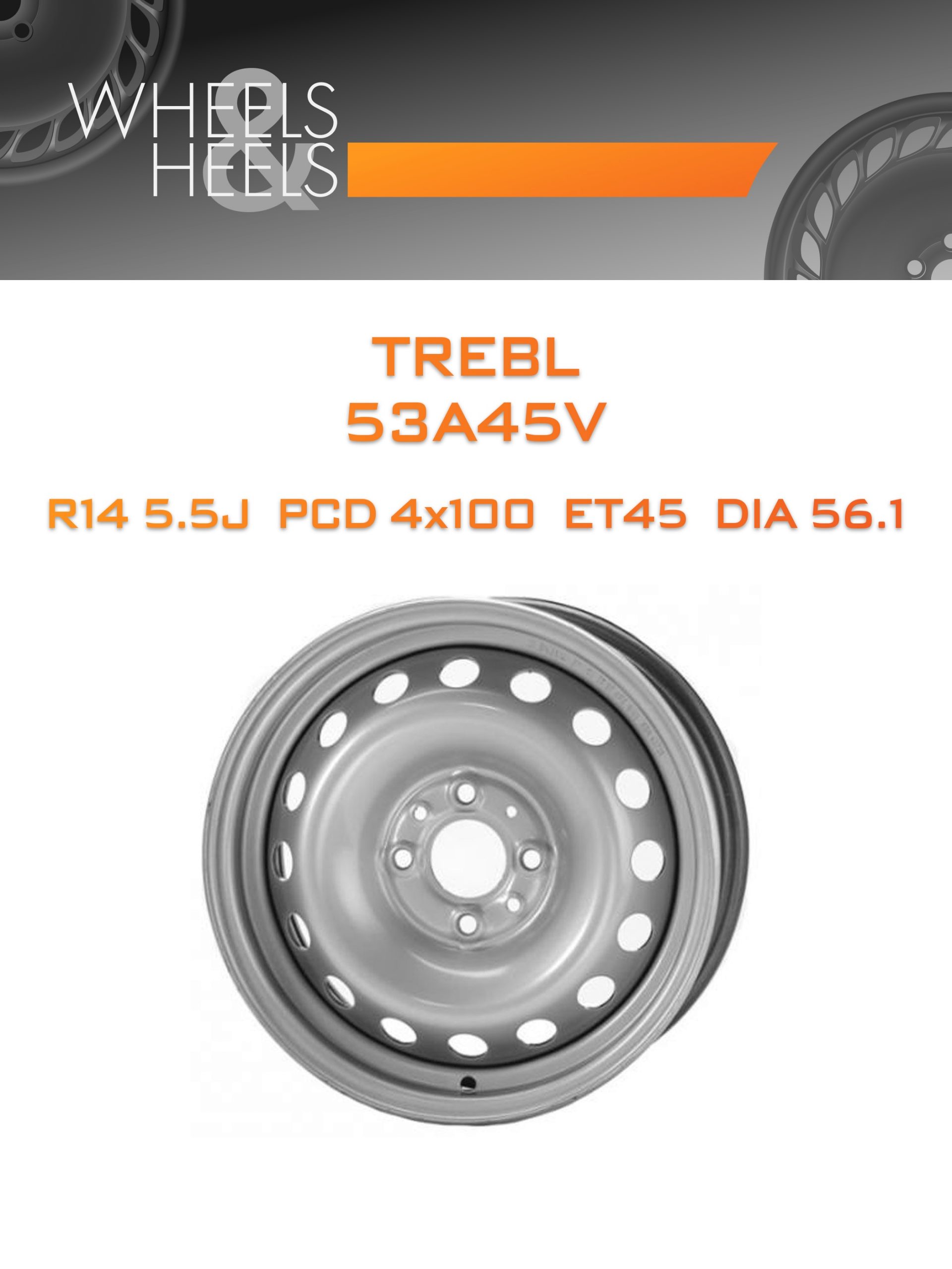 Диски TREBL 53A45V | Каталог Wheelsnheels.ru