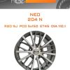 Диски Neo 204 N | Каталог Wheelsnheels.ru
