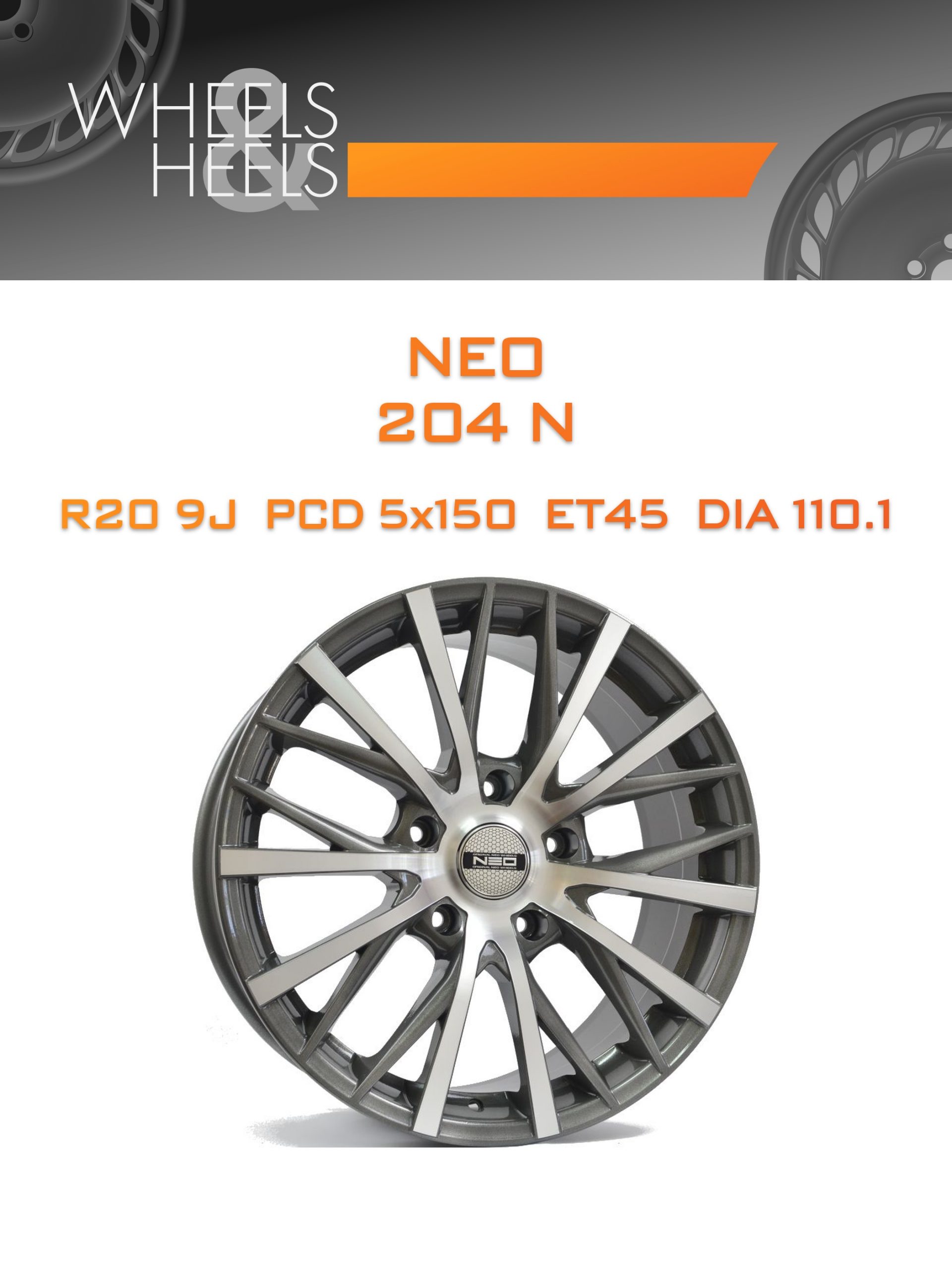 Диски Neo 204 N | Каталог Wheelsnheels.ru