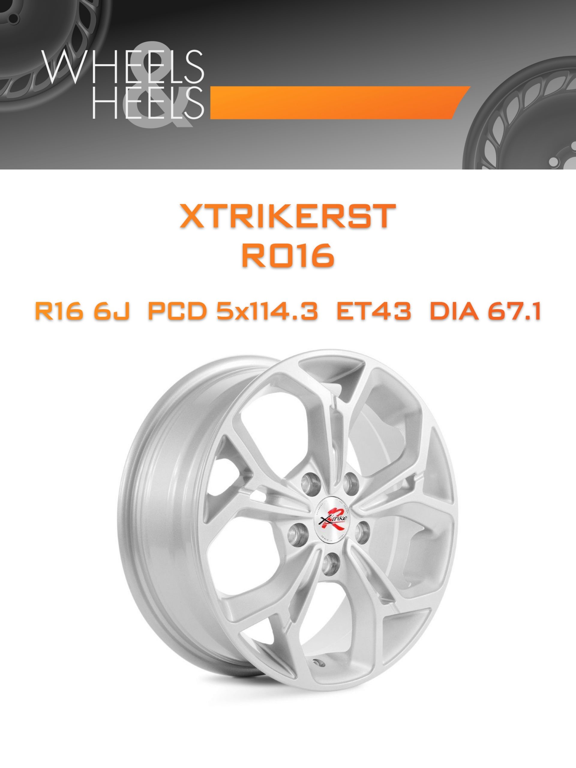 Диски XtrikeRST R016 | Каталог Wheelsnheels.ru