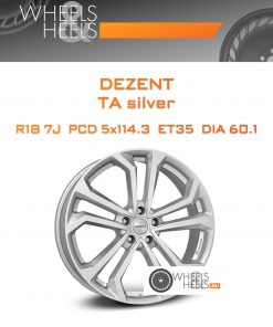 Диски Dezent TA silver | Каталог Wheelsnheels.ru