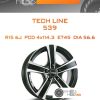 Диски Tech Line 539 | Каталог Wheelsnheels.ru