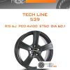 Диски Tech Line 539 | Каталог Wheelsnheels.ru