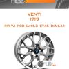 Диски Venti 1719 | Каталог Wheelsnheels.ru