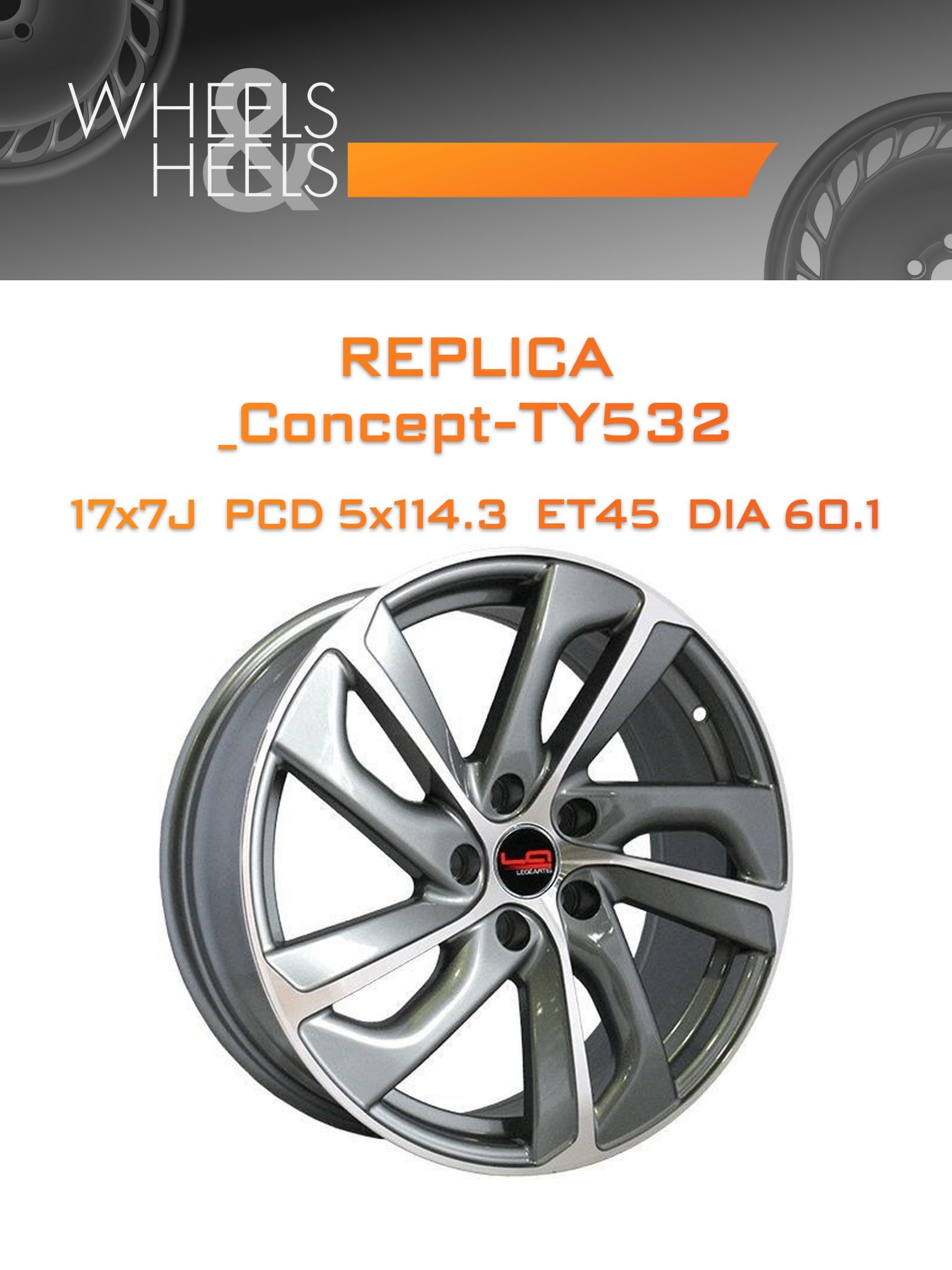 Диски REPLICA _Concept-TY532 | Каталог Wheelsnheels.ru