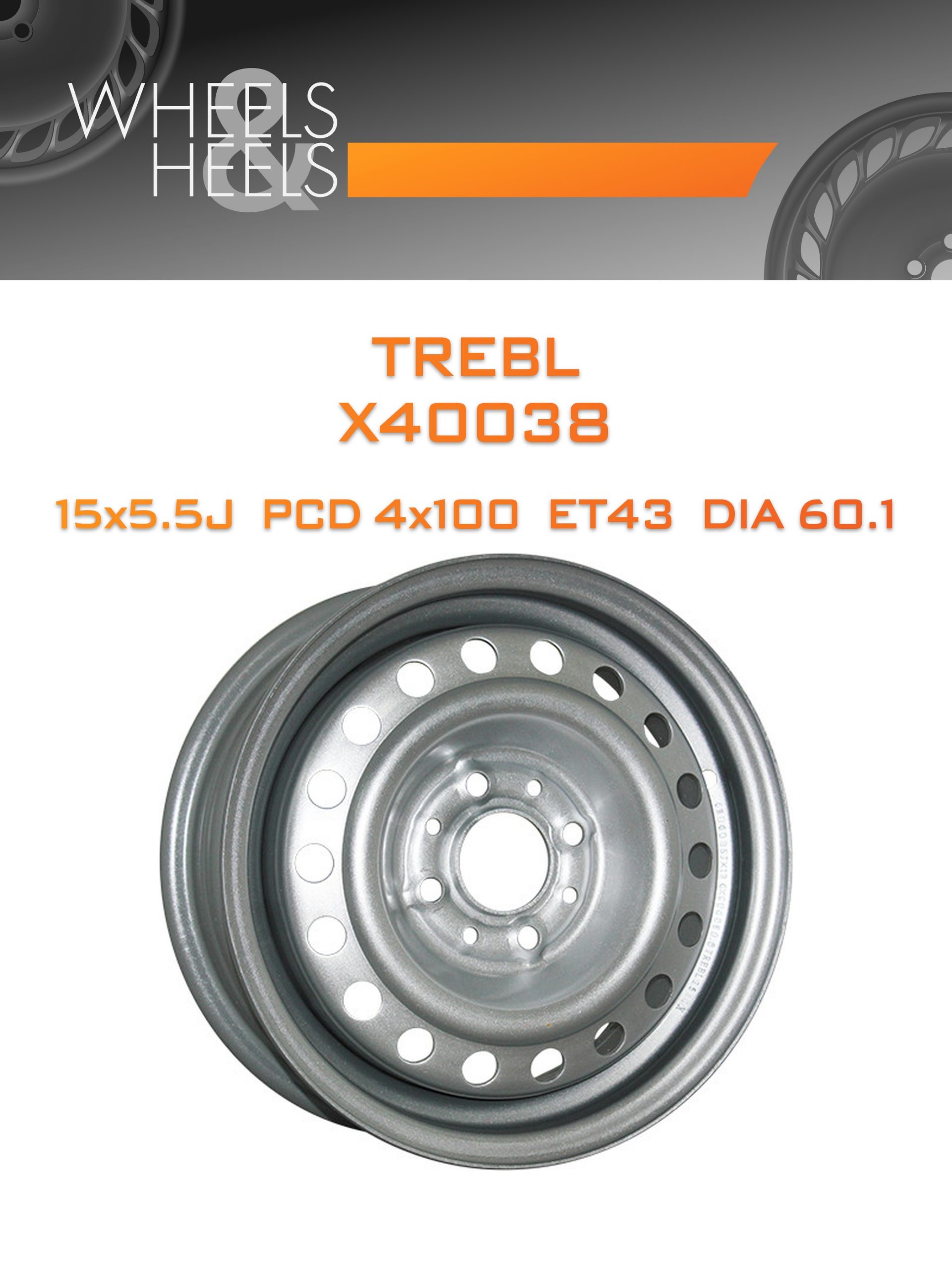 Диски TREBL X40038 | Каталог Wheelsnheels.ru