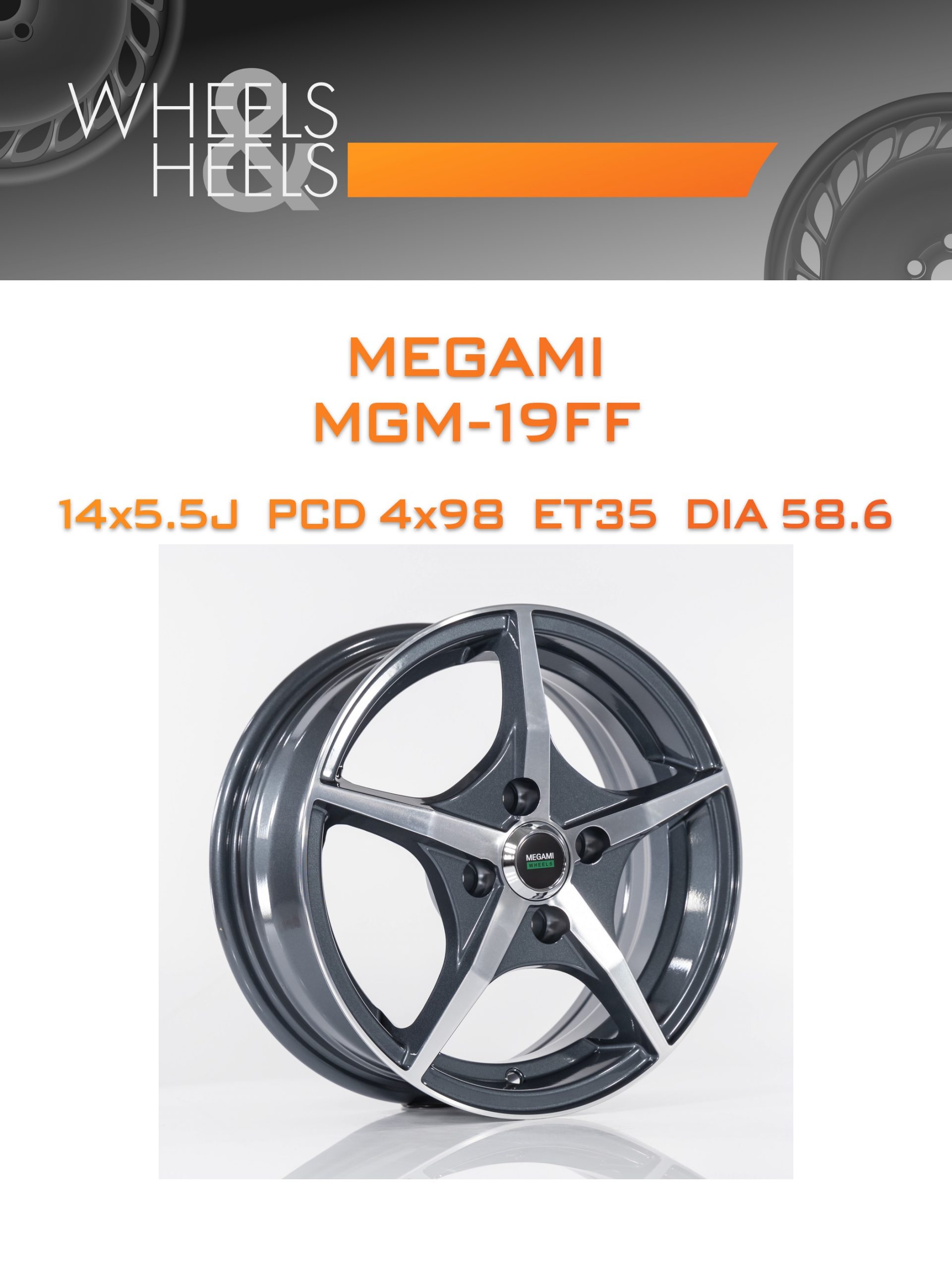 Диски Megami MGM-19FF | Каталог Wheelsnheels.ru