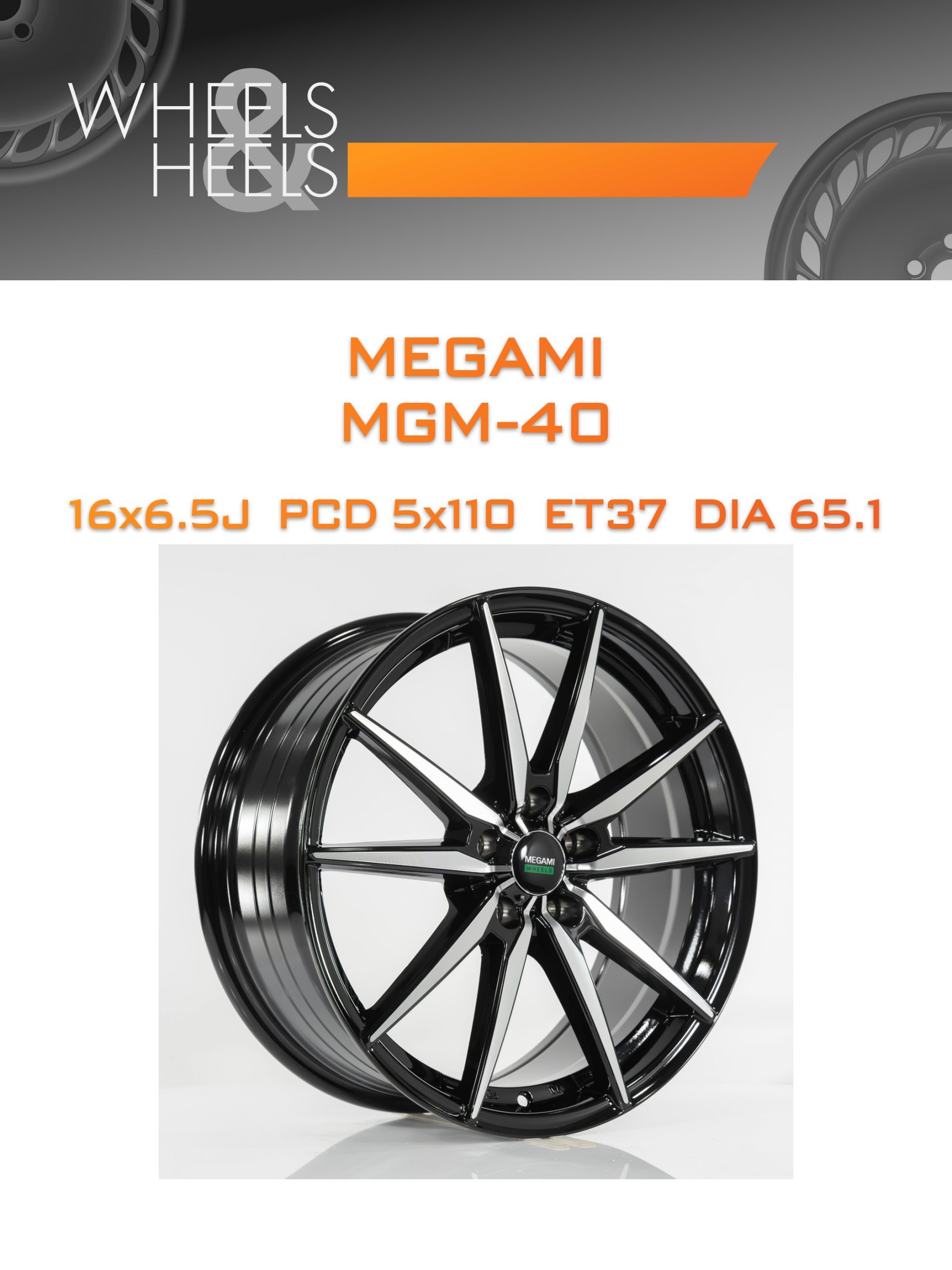 Диски Megami MGM-40 | Каталог Wheelsnheels.ru