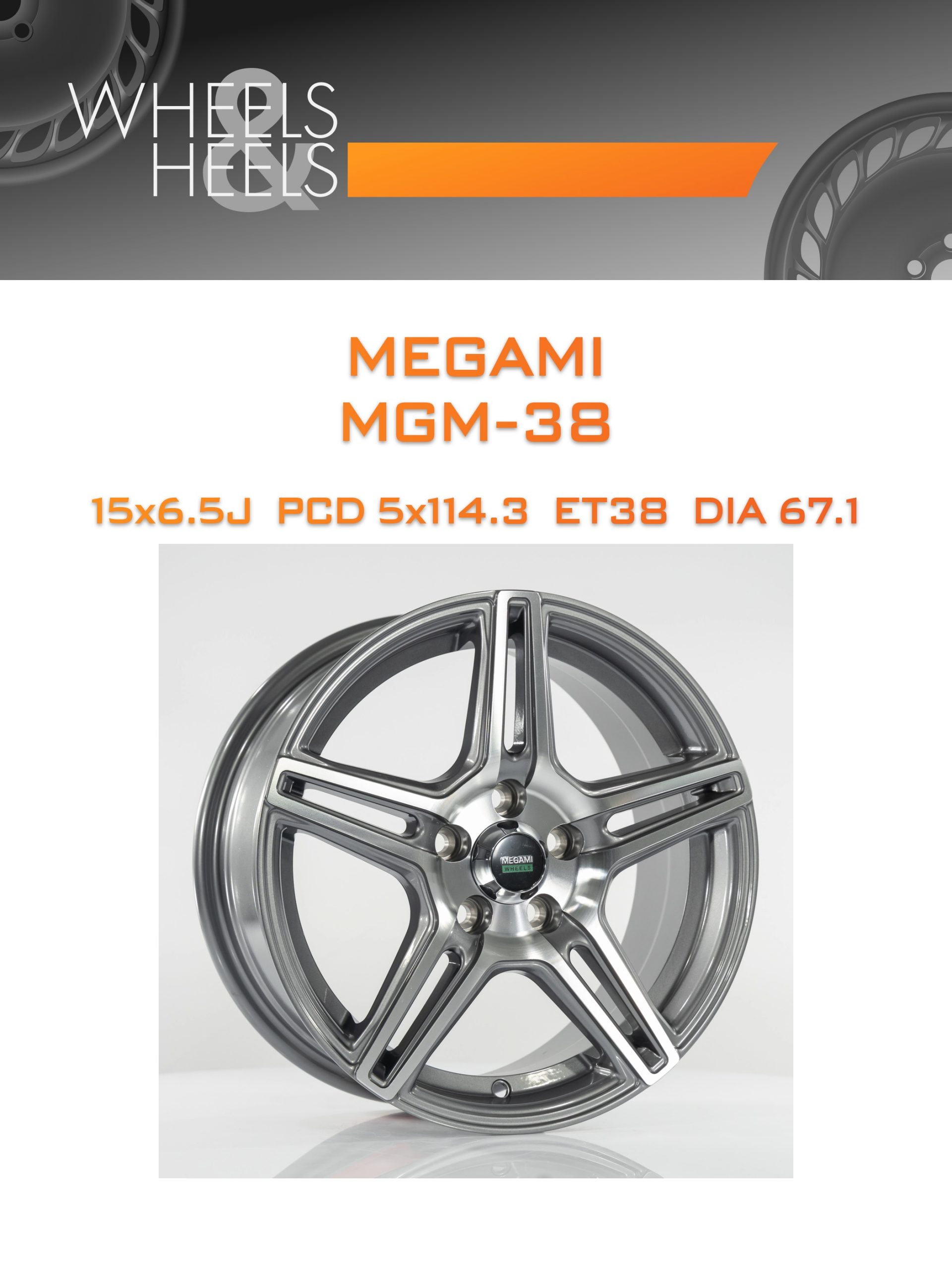 Диски Megami MGM-38 | Каталог Wheelsnheels.ru