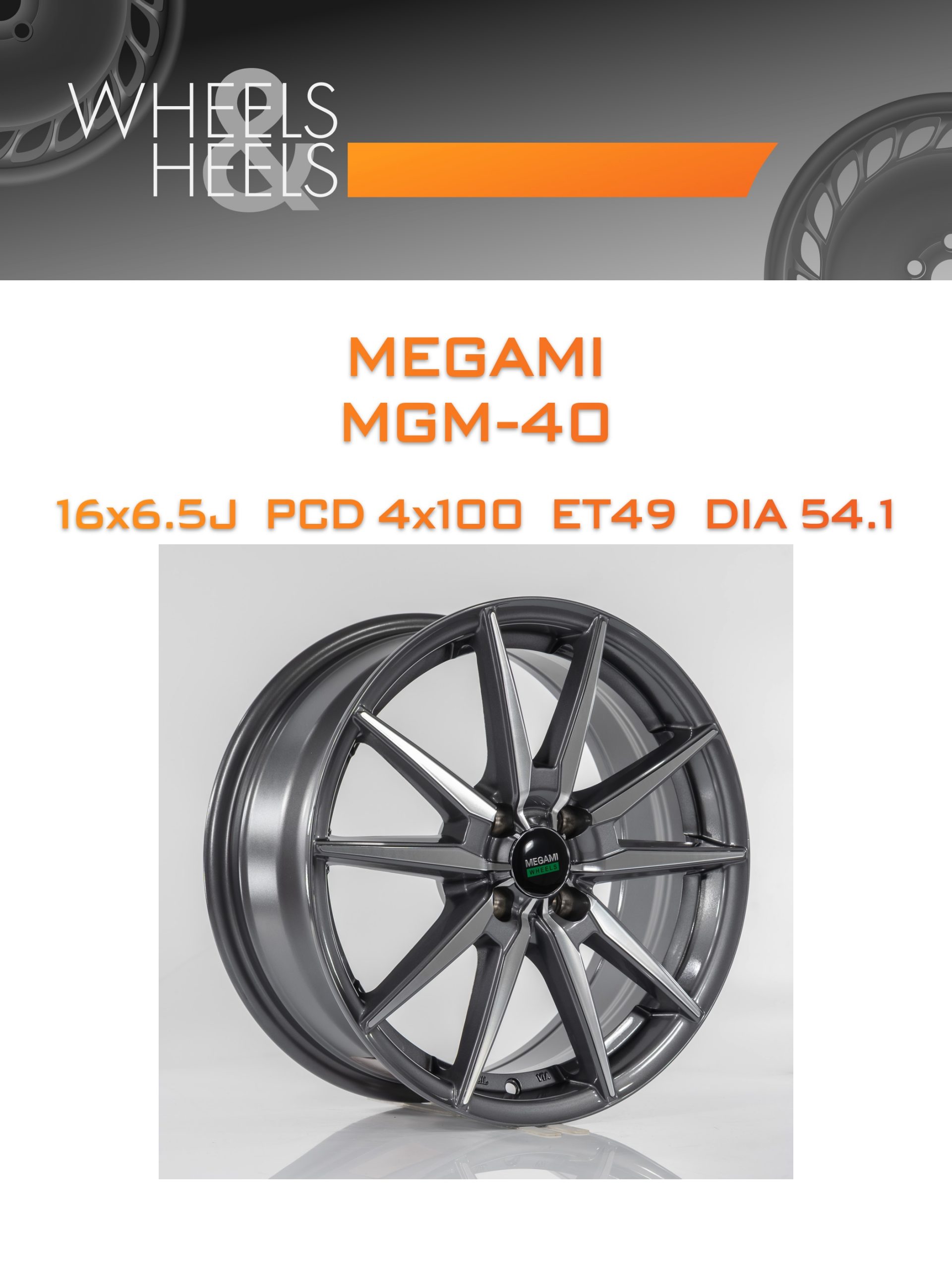 Диски Megami MGM-40 | Каталог Wheelsnheels.ru