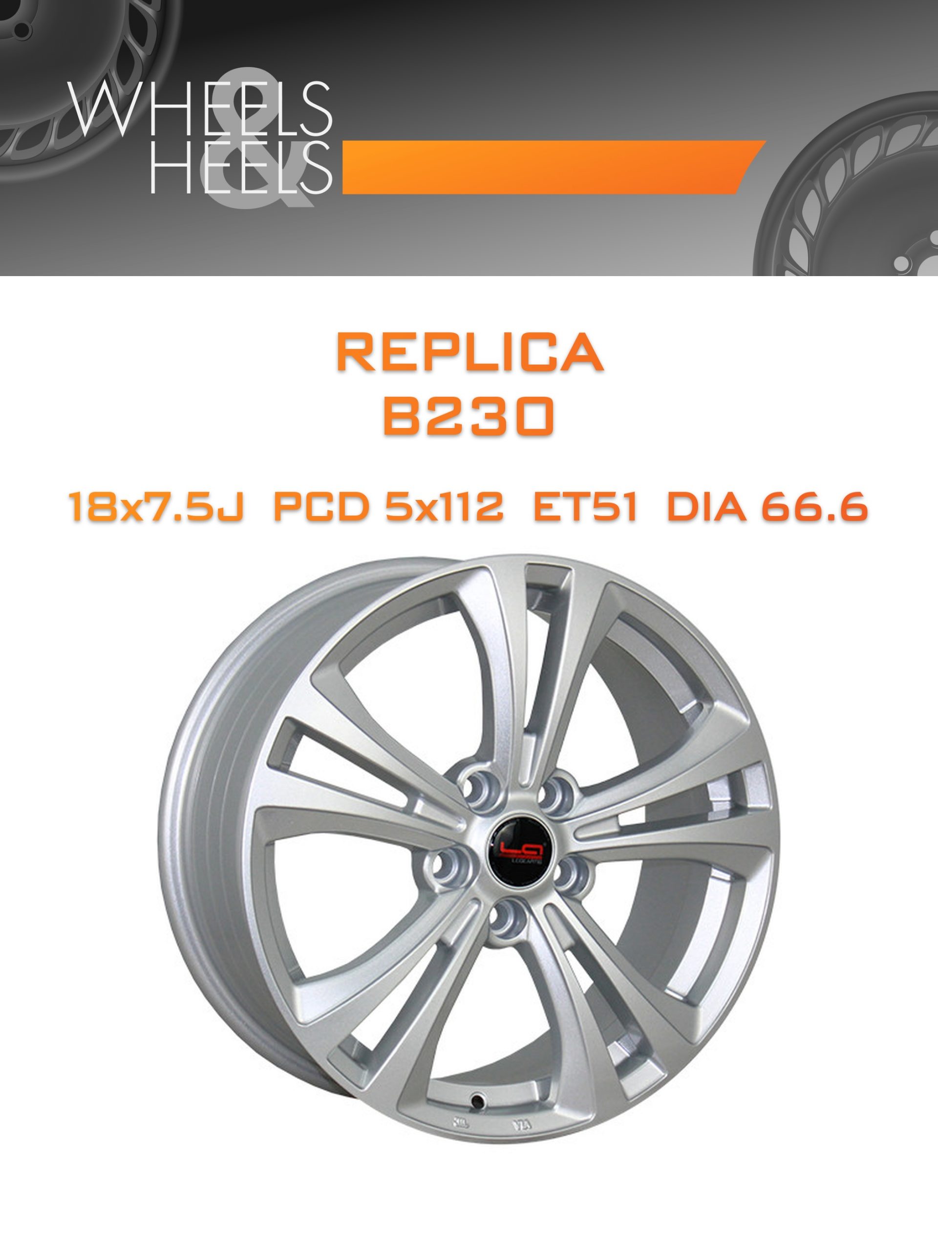 Диски REPLICA B230 | Каталог Wheelsnheels.ru