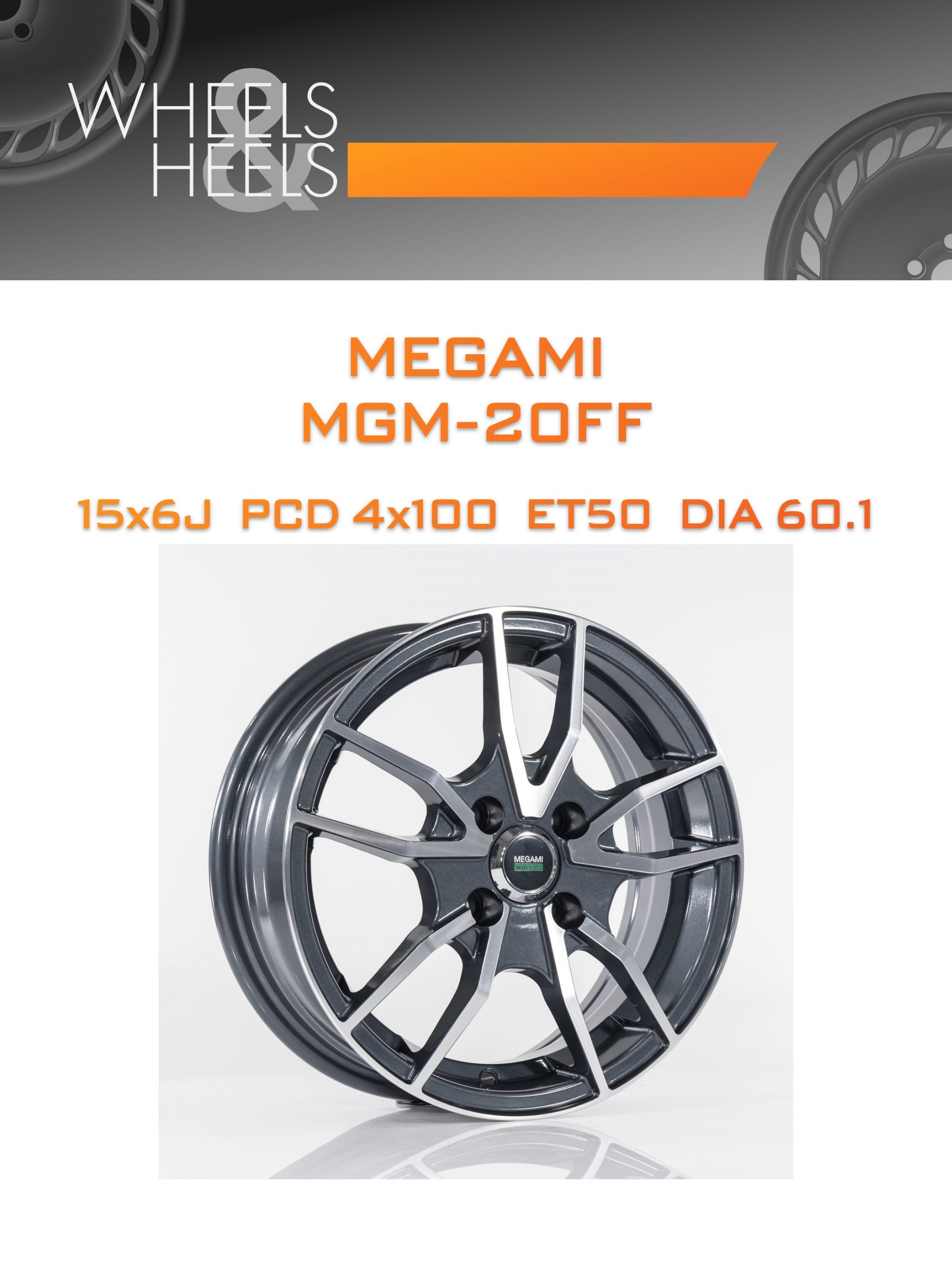 Диски Megami MGM-20FF | Каталог Wheelsnheels.ru