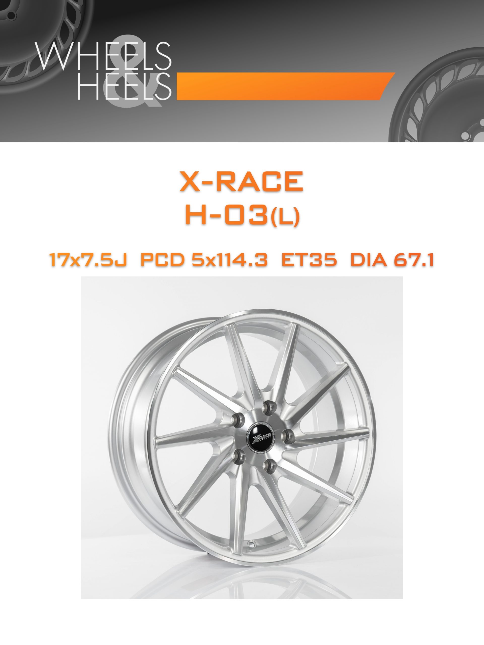 Диски X-RACE H-03(L) | Каталог Wheelsnheels.ru