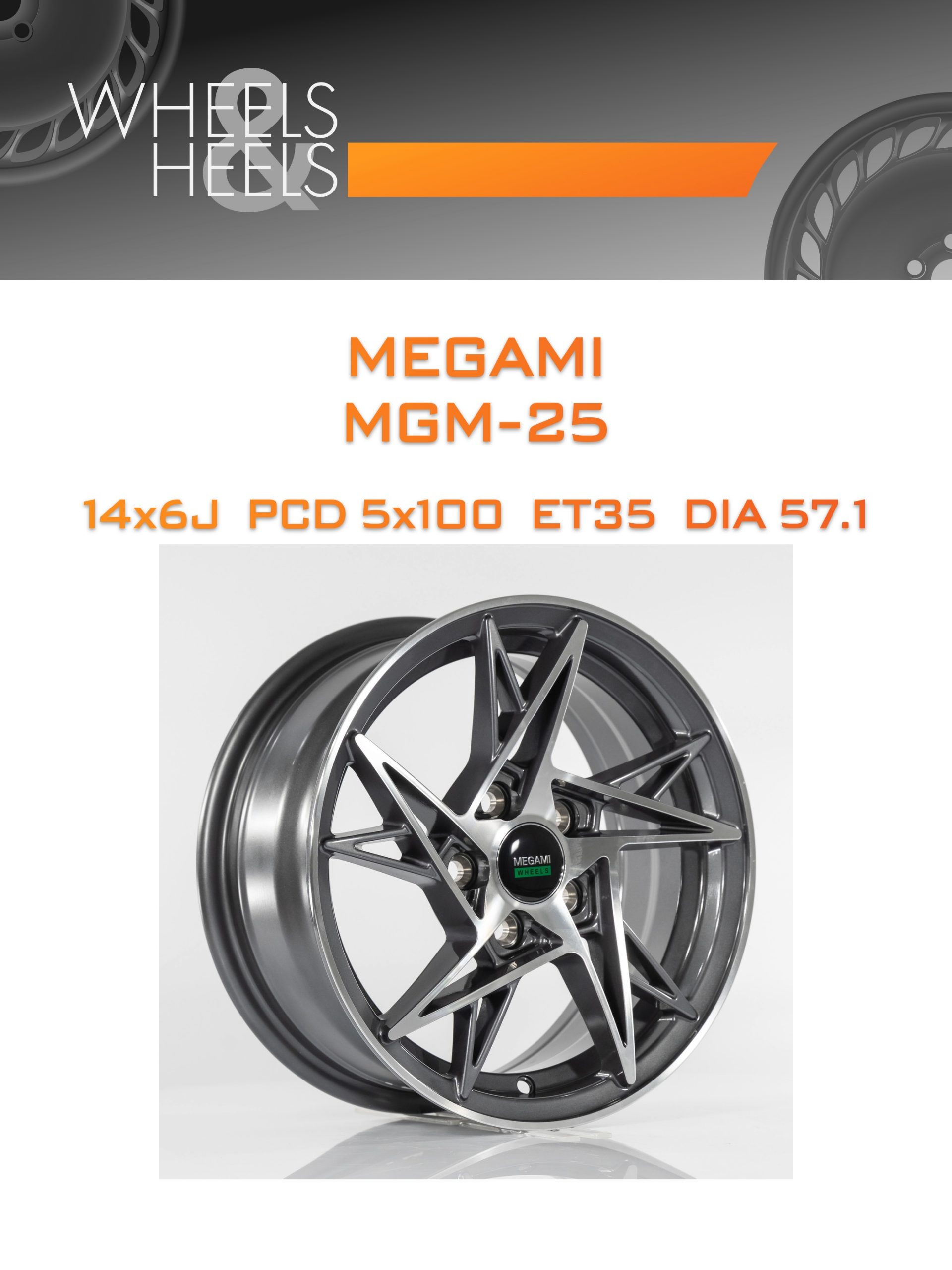 Диски Megami MGM-25 | Каталог Wheelsnheels.ru