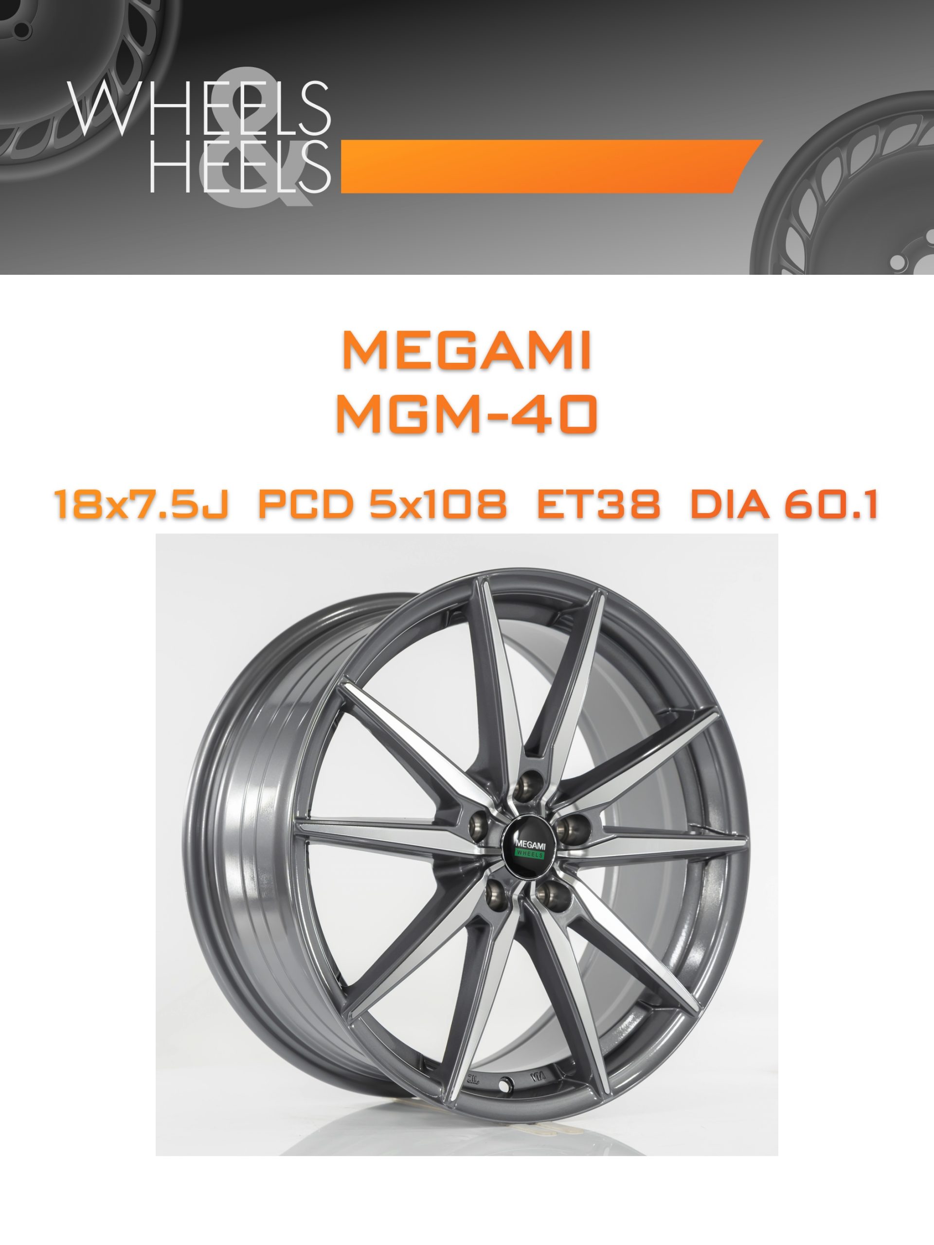 Диски Megami MGM-40 | Каталог Wheelsnheels.ru