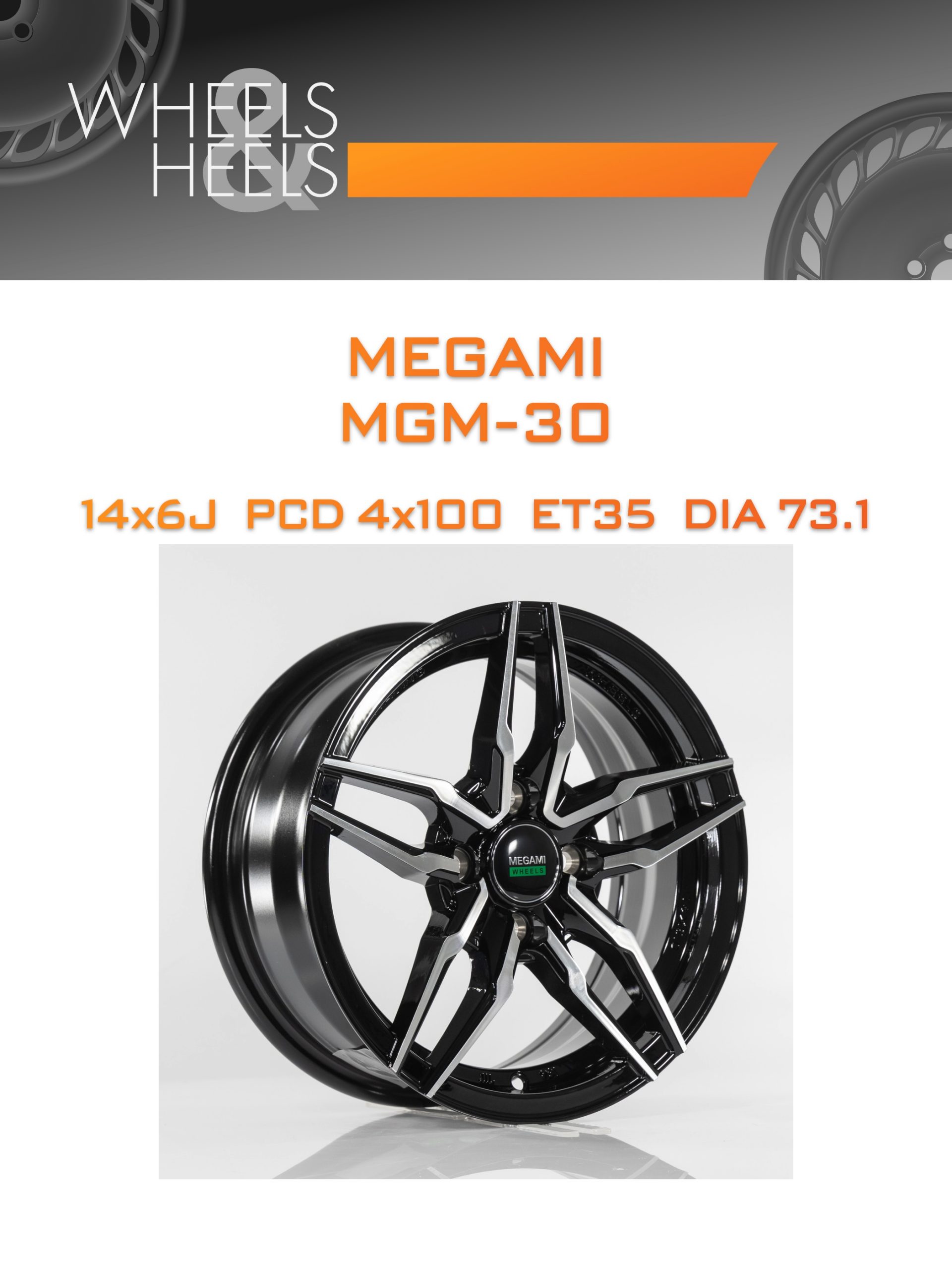 Диски Megami MGM-30 | Каталог Wheelsnheels.ru