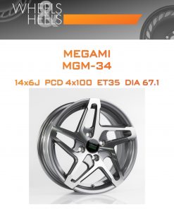 Диски Megami MGM-34 | Каталог Wheelsnheels.ru