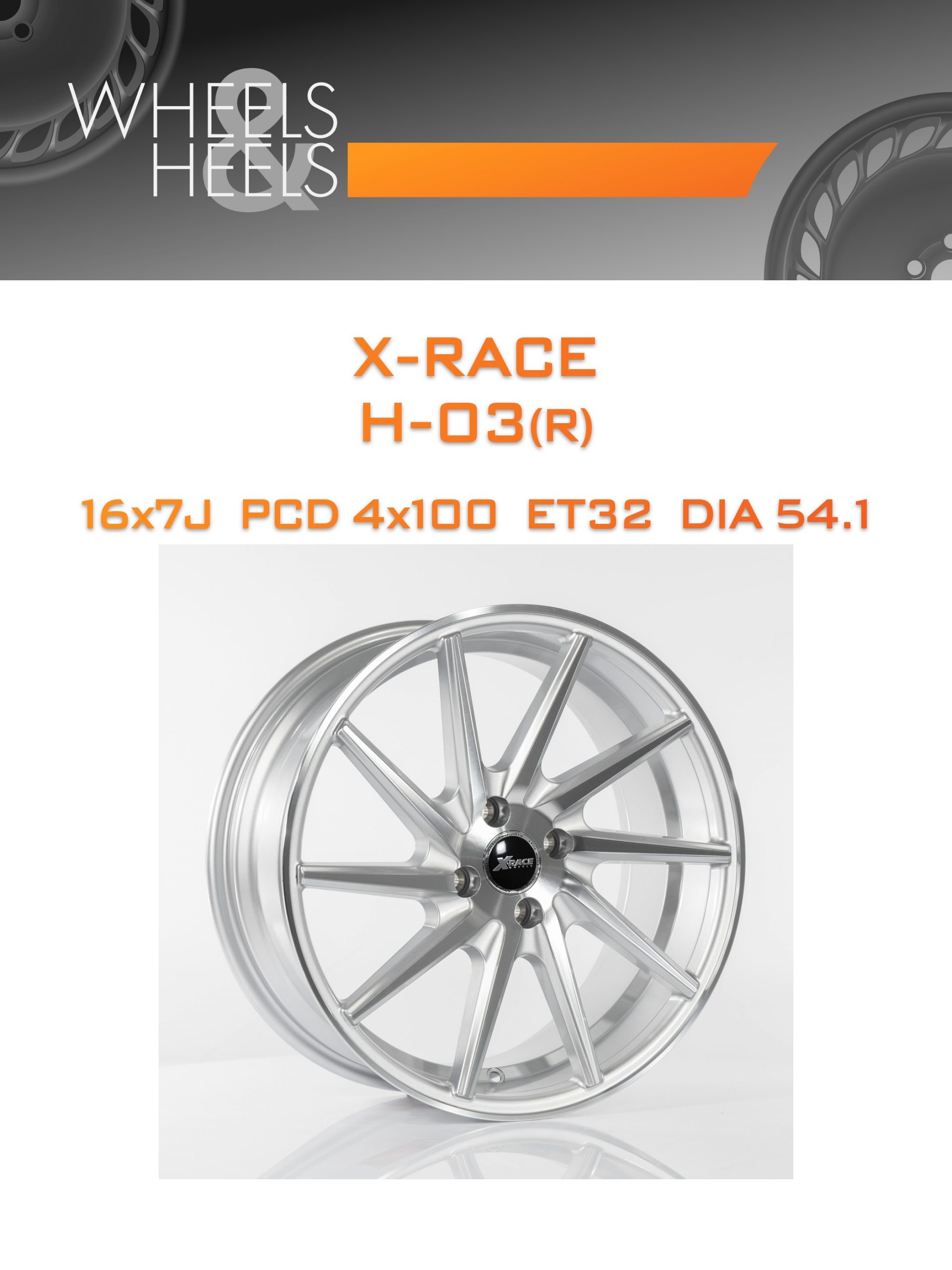 Диски X-RACE H-03(R) | Каталог Wheelsnheels.ru