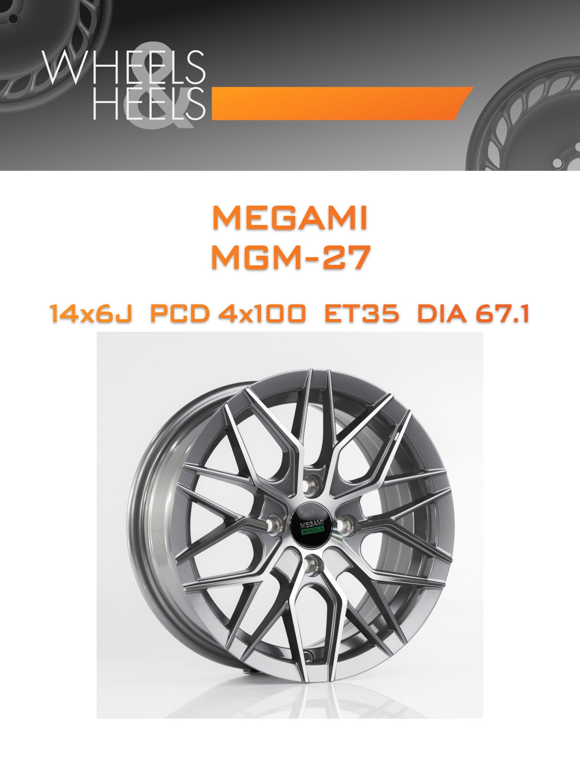Диски Megami MGM-27 | Каталог Wheelsnheels.ru