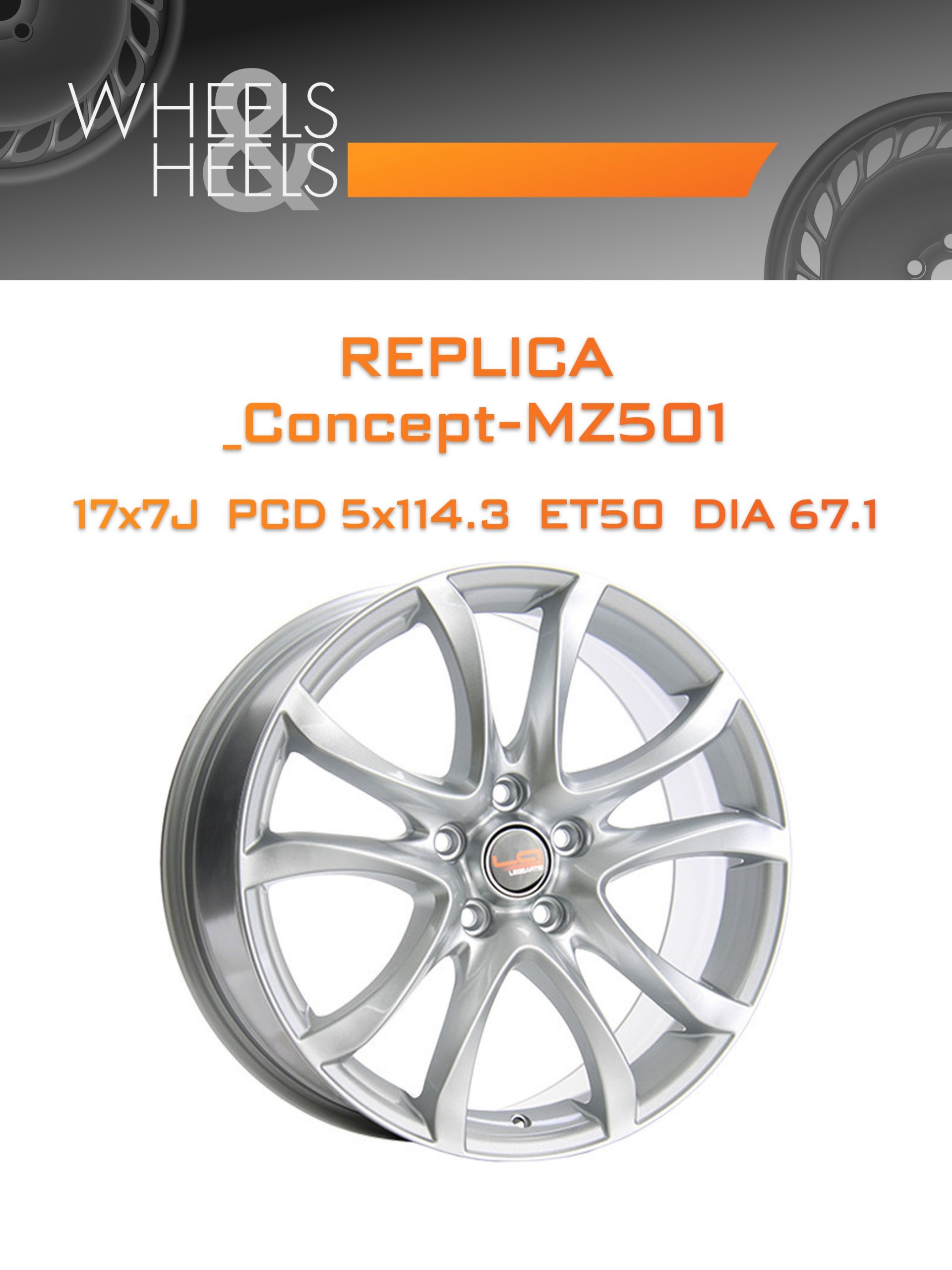 Диски REPLICA _Concept-MZ501 | Каталог Wheelsnheels.ru