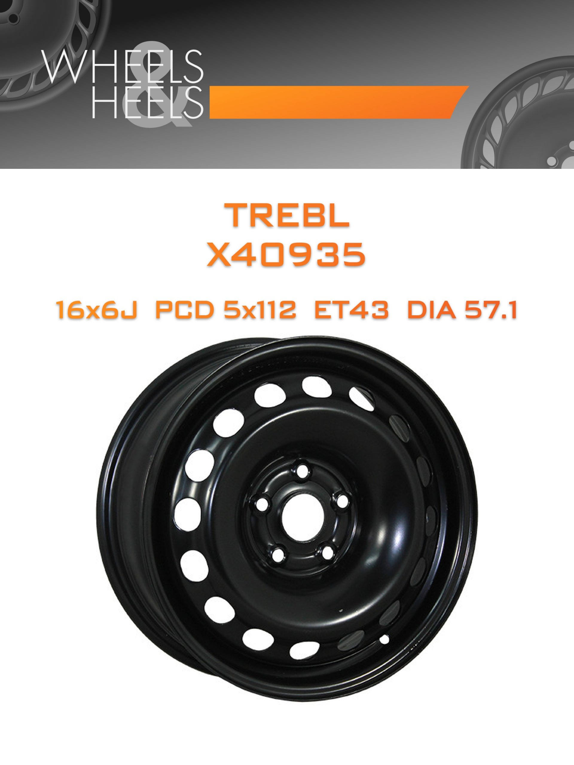 Диски TREBL X40935 | Каталог Wheelsnheels.ru