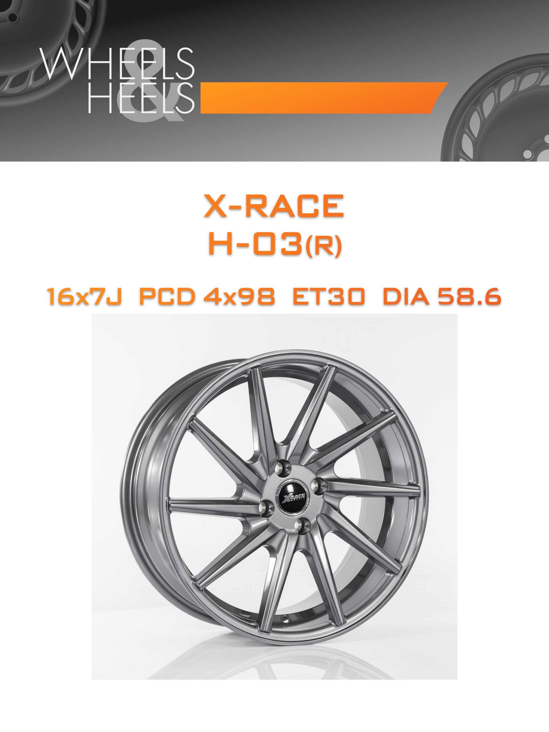 Диски X-RACE H-03(R) | Каталог Wheelsnheels.ru
